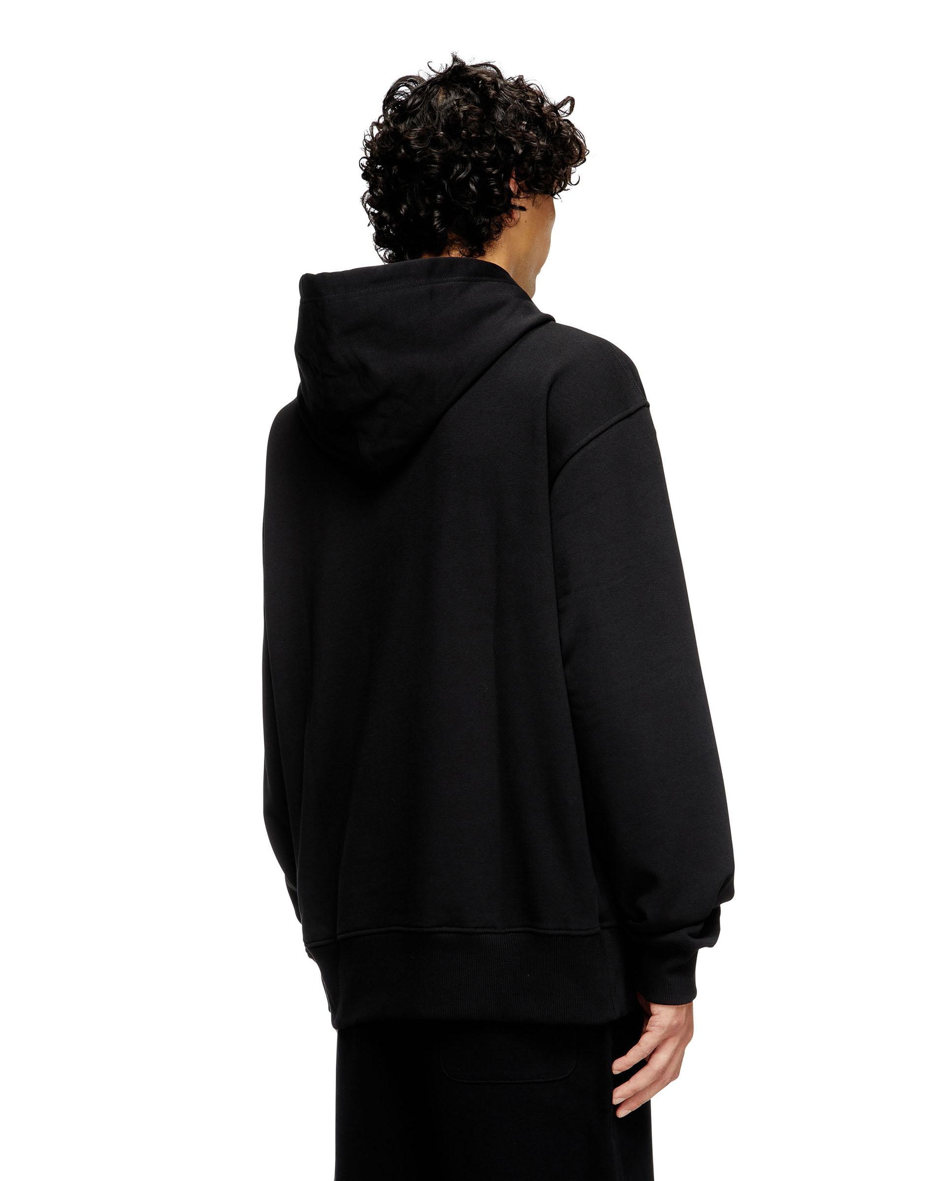 Sudadera con capucha de hombre DIESEL con logo - Negro Negro-2