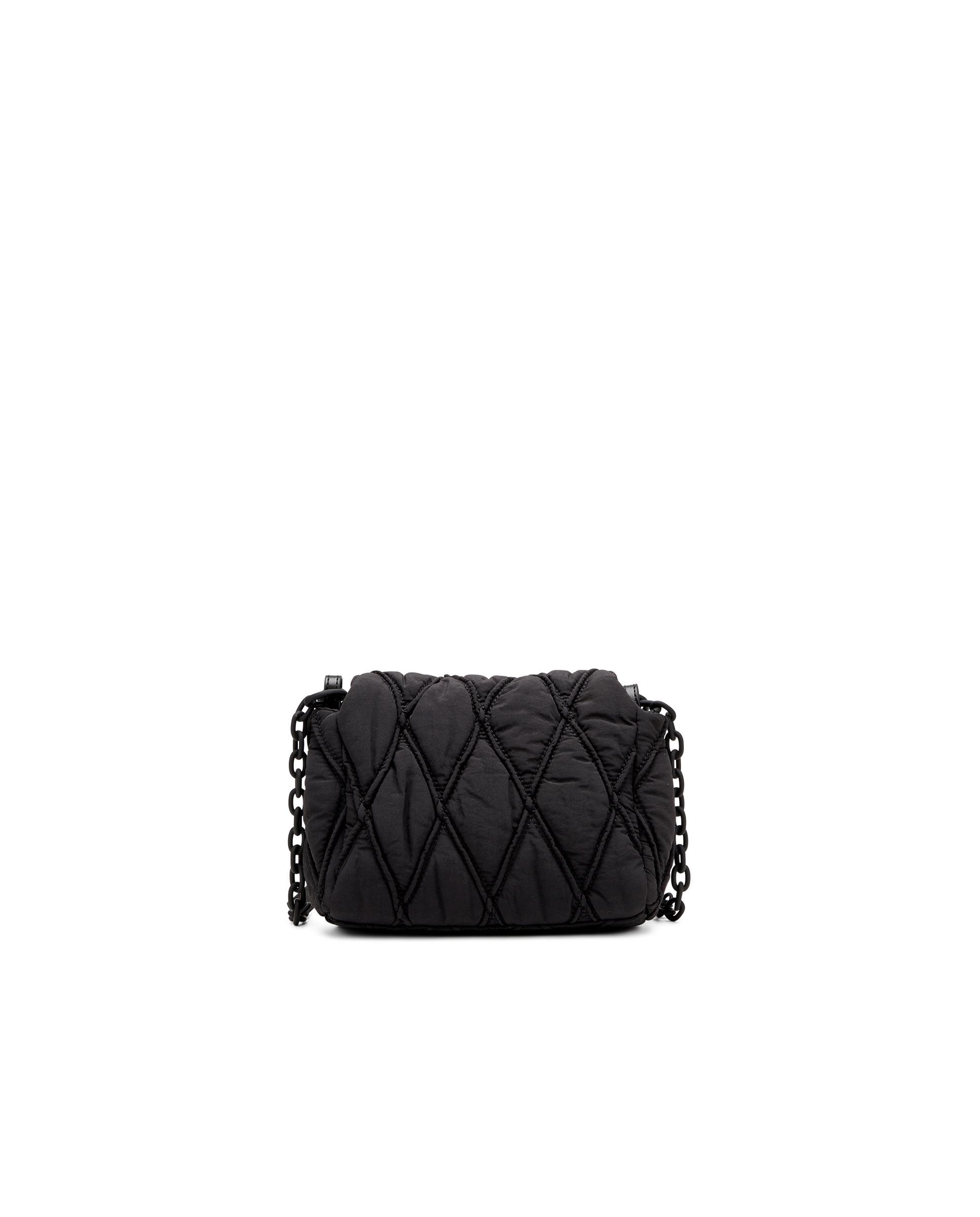 Bolso de mujer de mano con doble asa y adorno de cadena con letras - Diesel - Negro Negro-2
