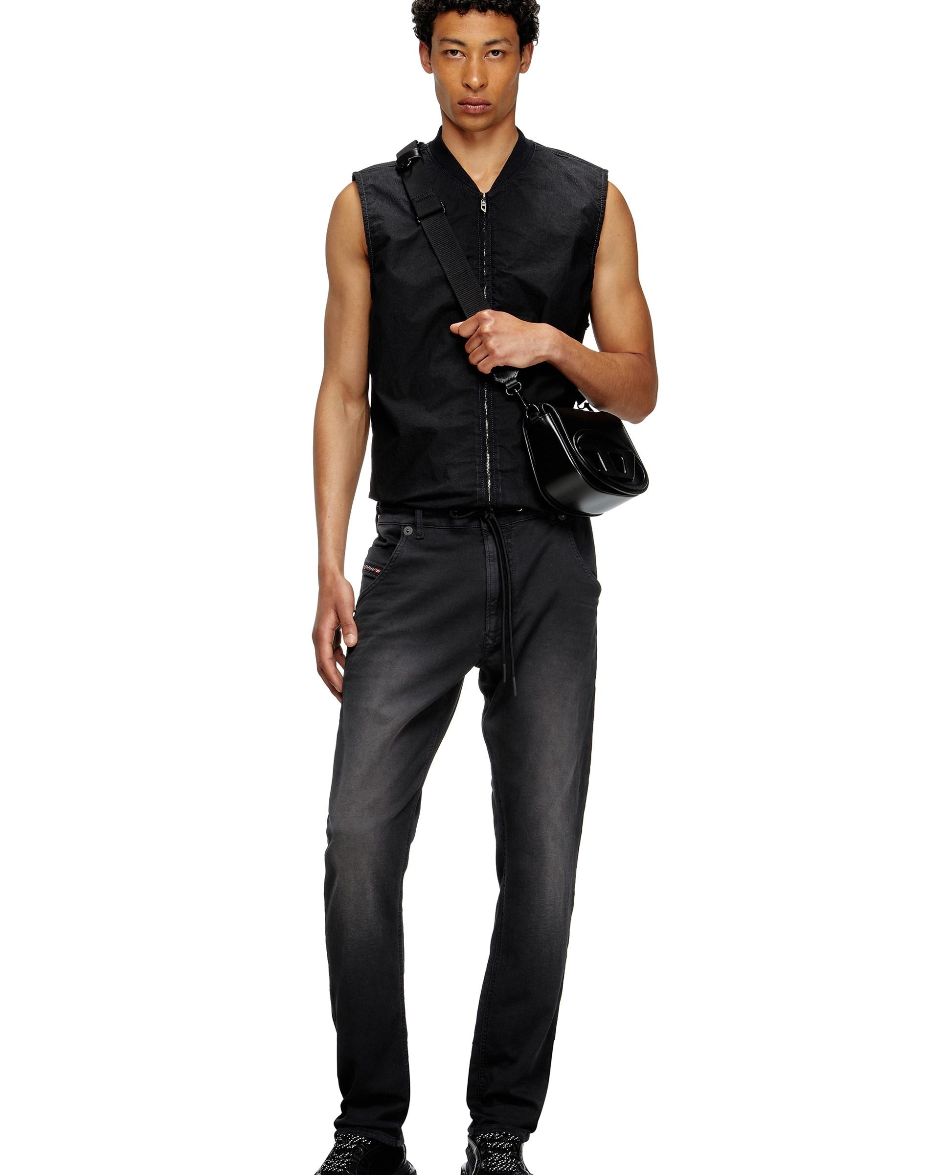 Bandolera camera de hombre de cuero de primera calidad 1dr - Diesel - Negro Negro-6