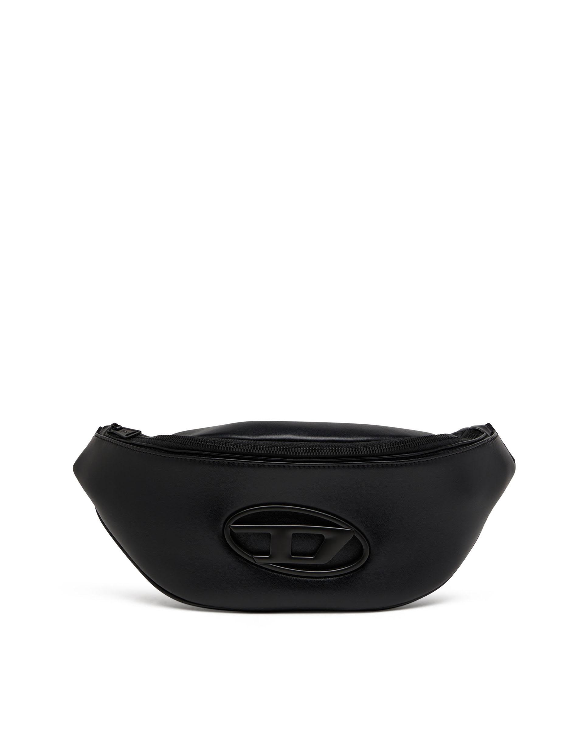 Imagen 0 de Riñonera de hombre DIESEL con logo metálico Negro