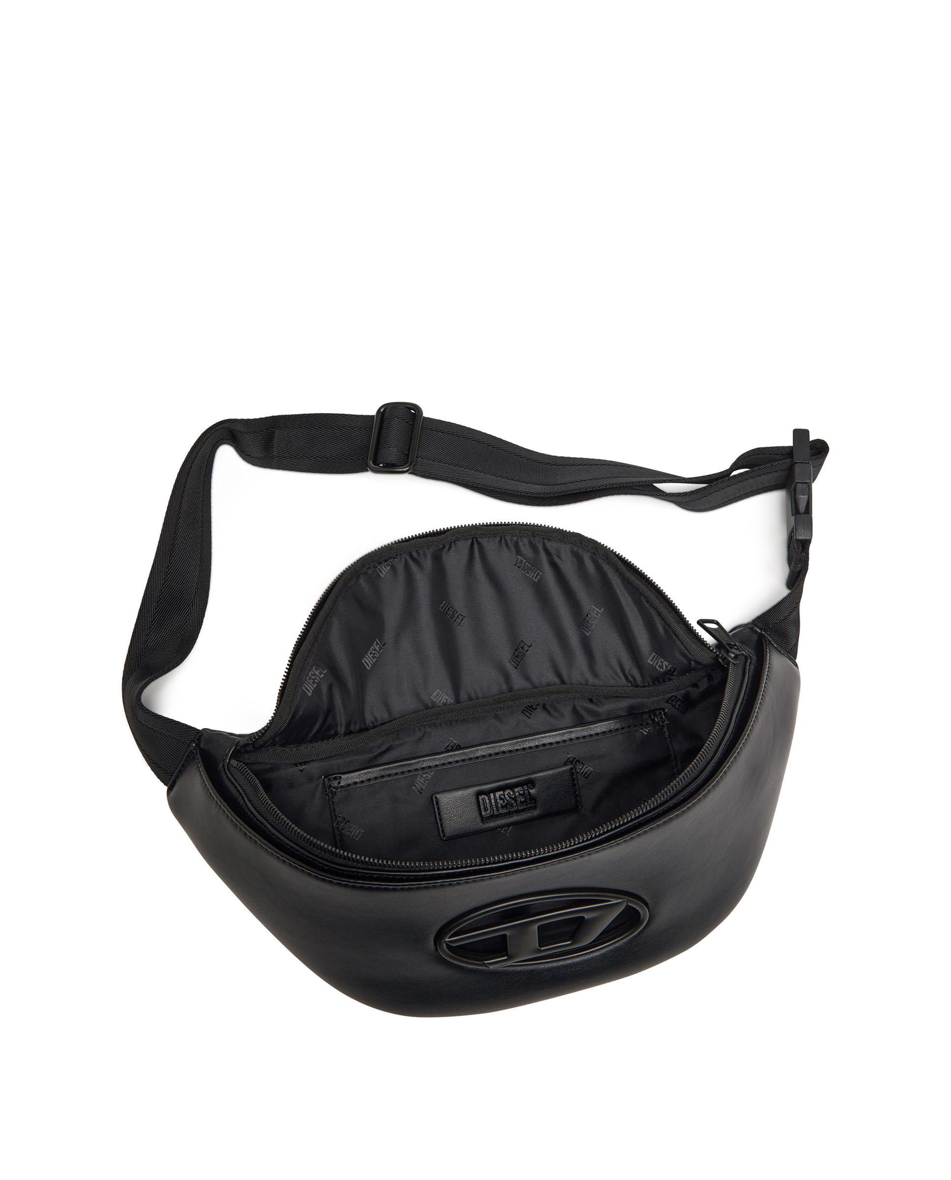 Riñonera de hombre DIESEL con logo metálico - Negro Negro-4