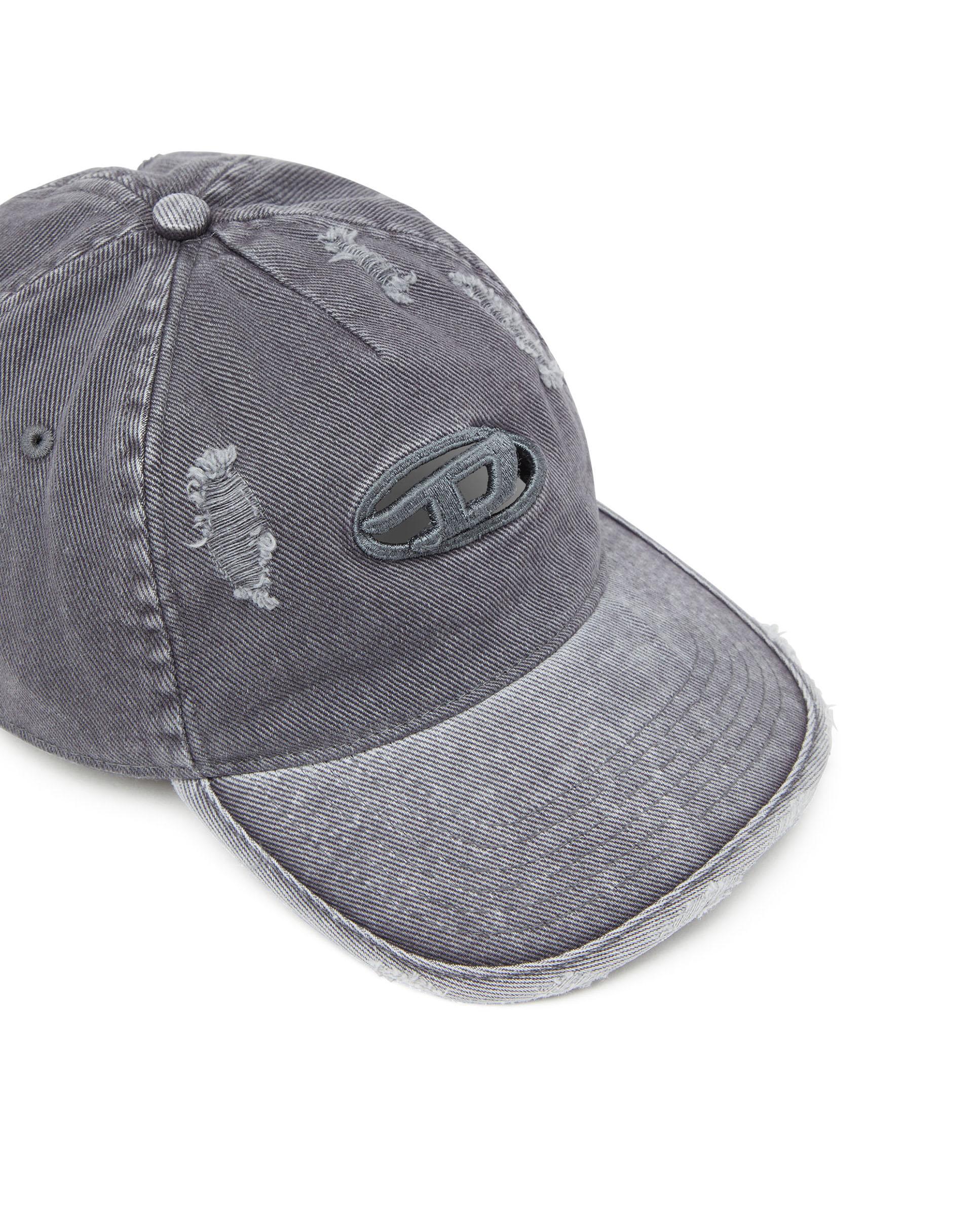 Gorra de hombre de algodón con cierre ajustable - Diesel - Gris Gris-3