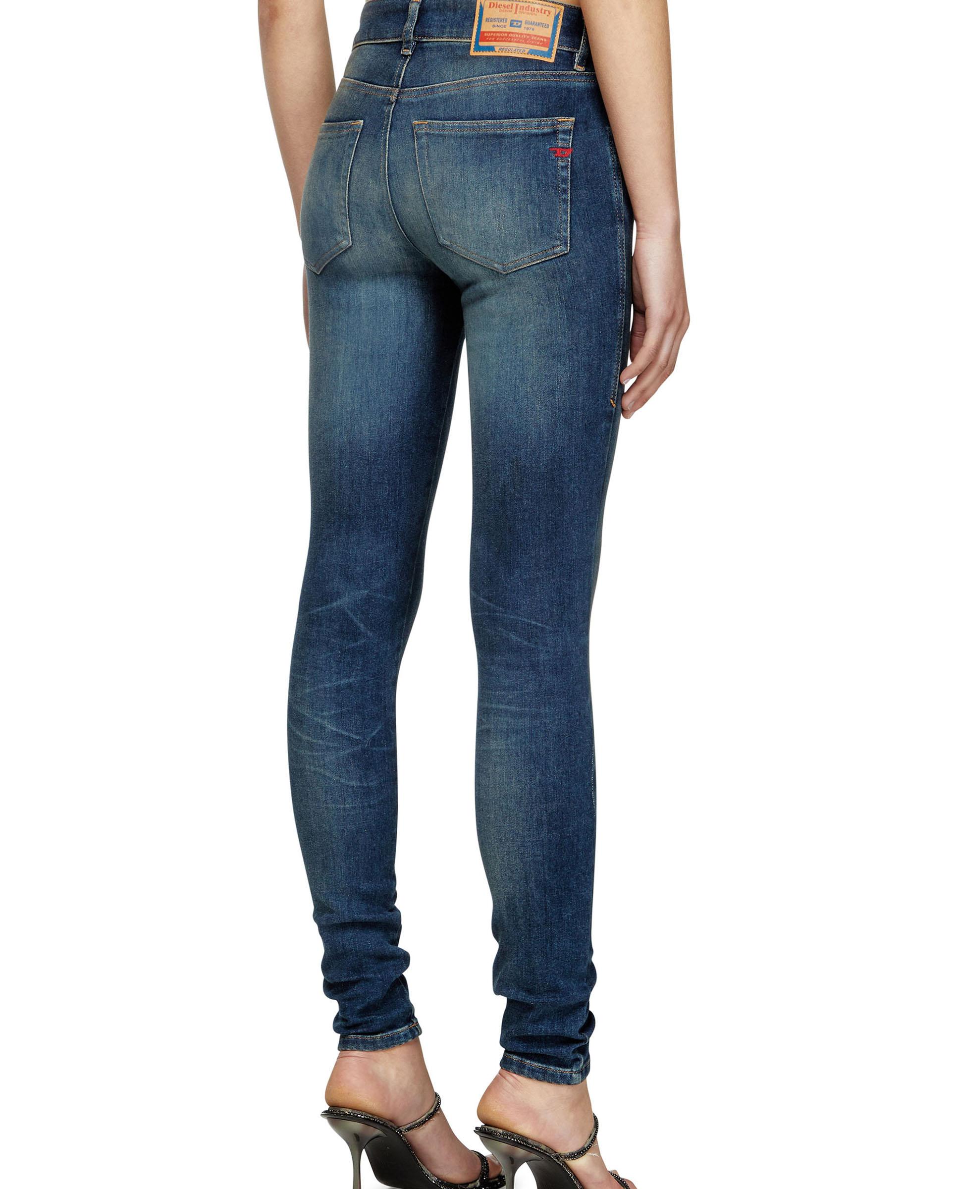 Vaquero pitillo Diesel de mujer super-skinny - Azul marino Azul marino-2