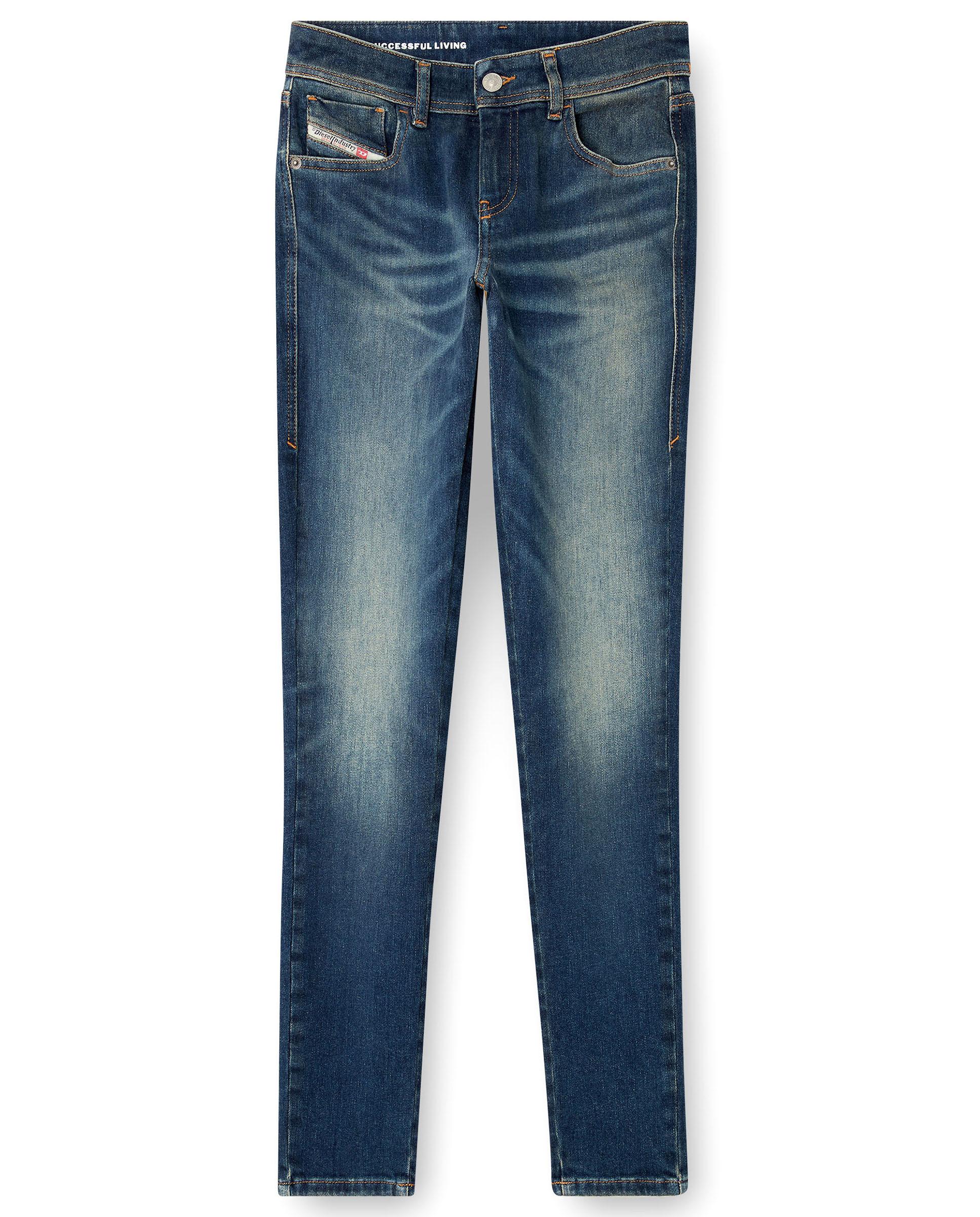 Vaquero pitillo Diesel de mujer super-skinny - Azul marino Azul marino-5
