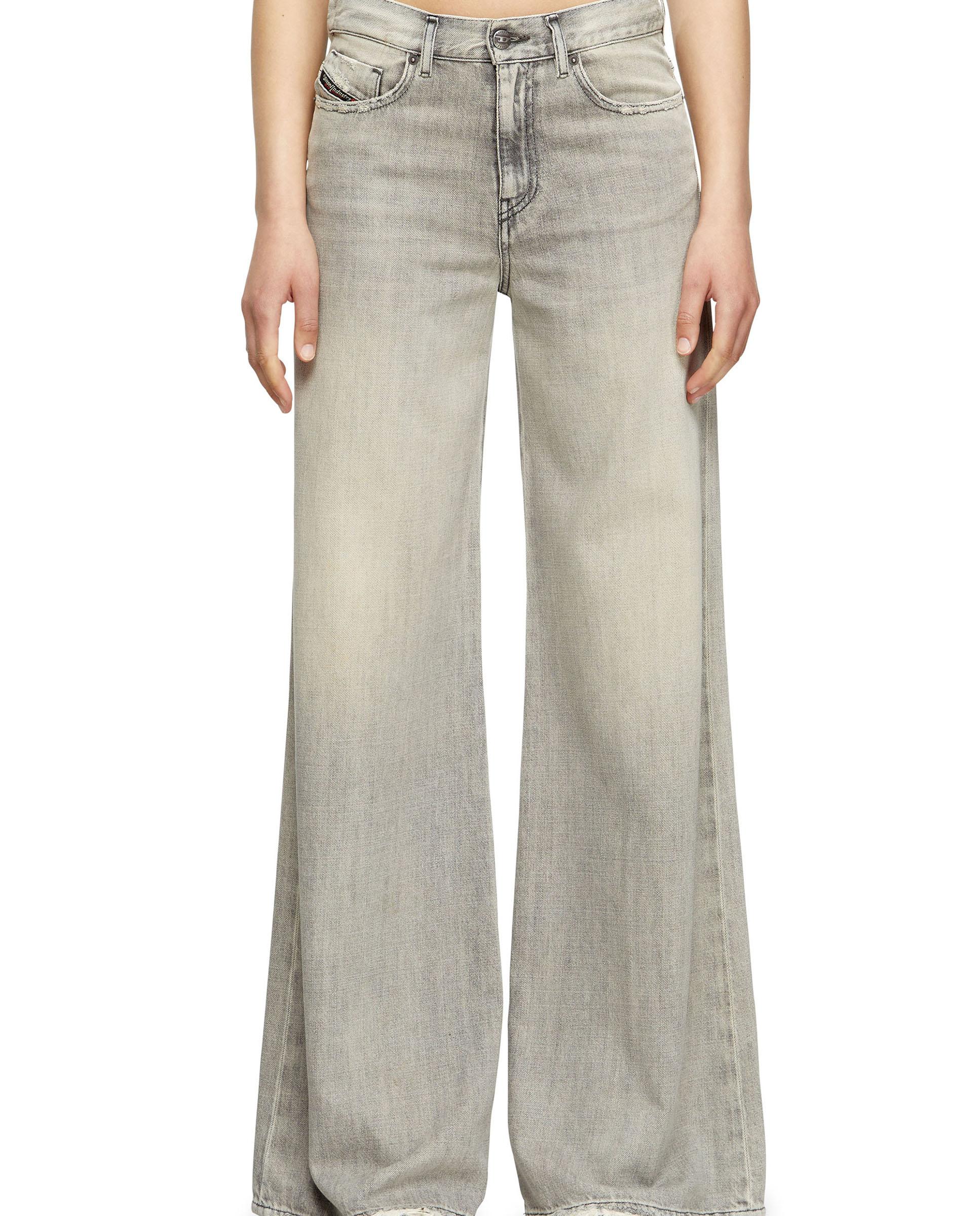 Vaquero campana Diesel de mujer con cintura media - Gris Gris-1