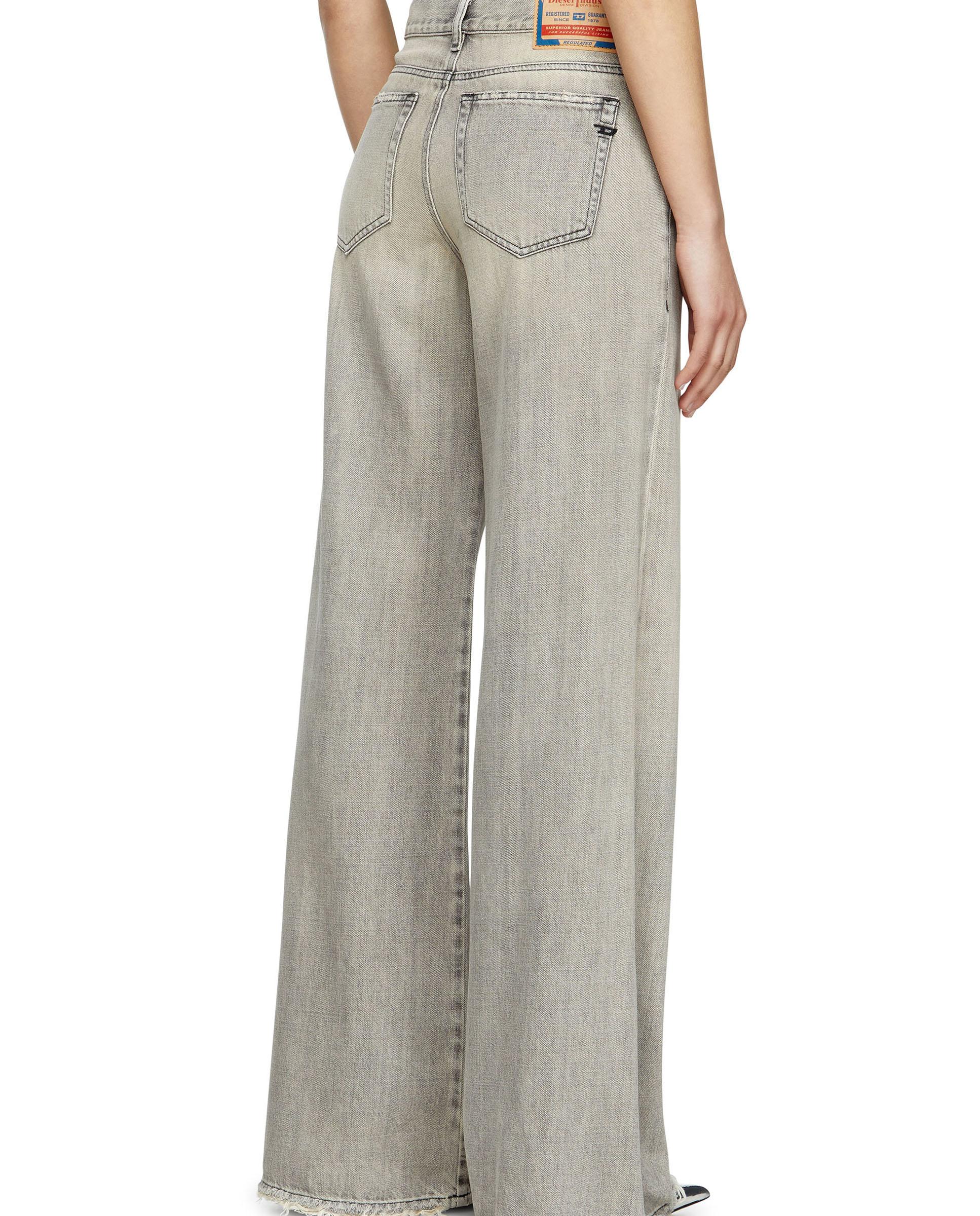 Vaquero campana Diesel de mujer con cintura media - Gris Gris-2