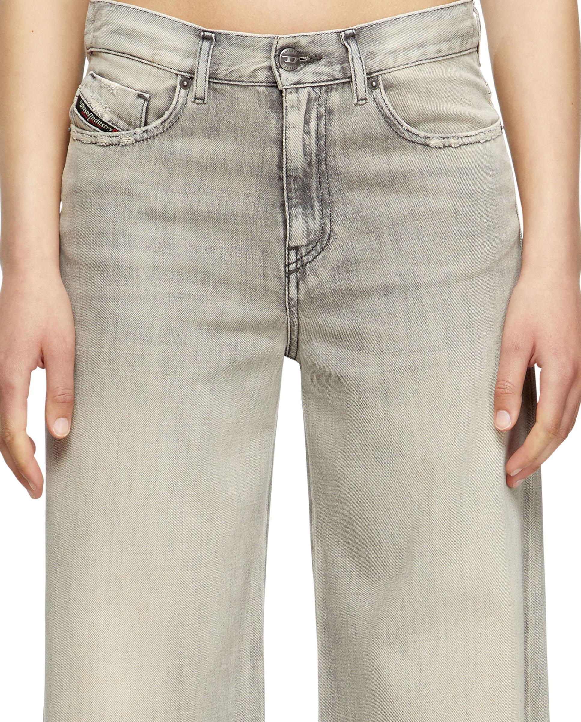 Vaquero campana Diesel de mujer con cintura media - Gris Gris-3