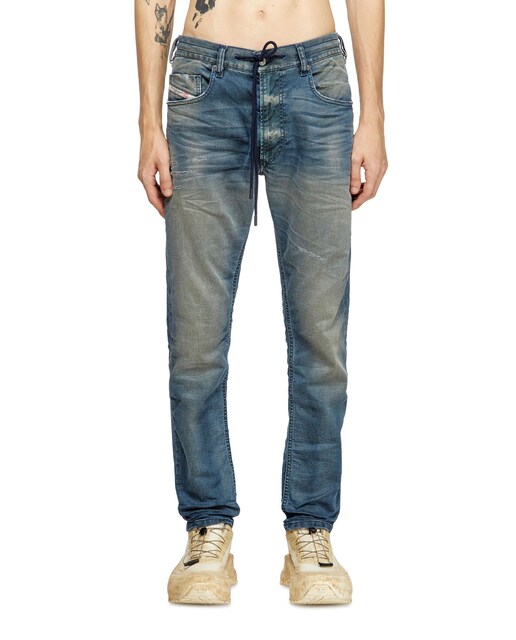 Imagen 0 de Vaquero regular Diesel de hombre con cordón en cintura