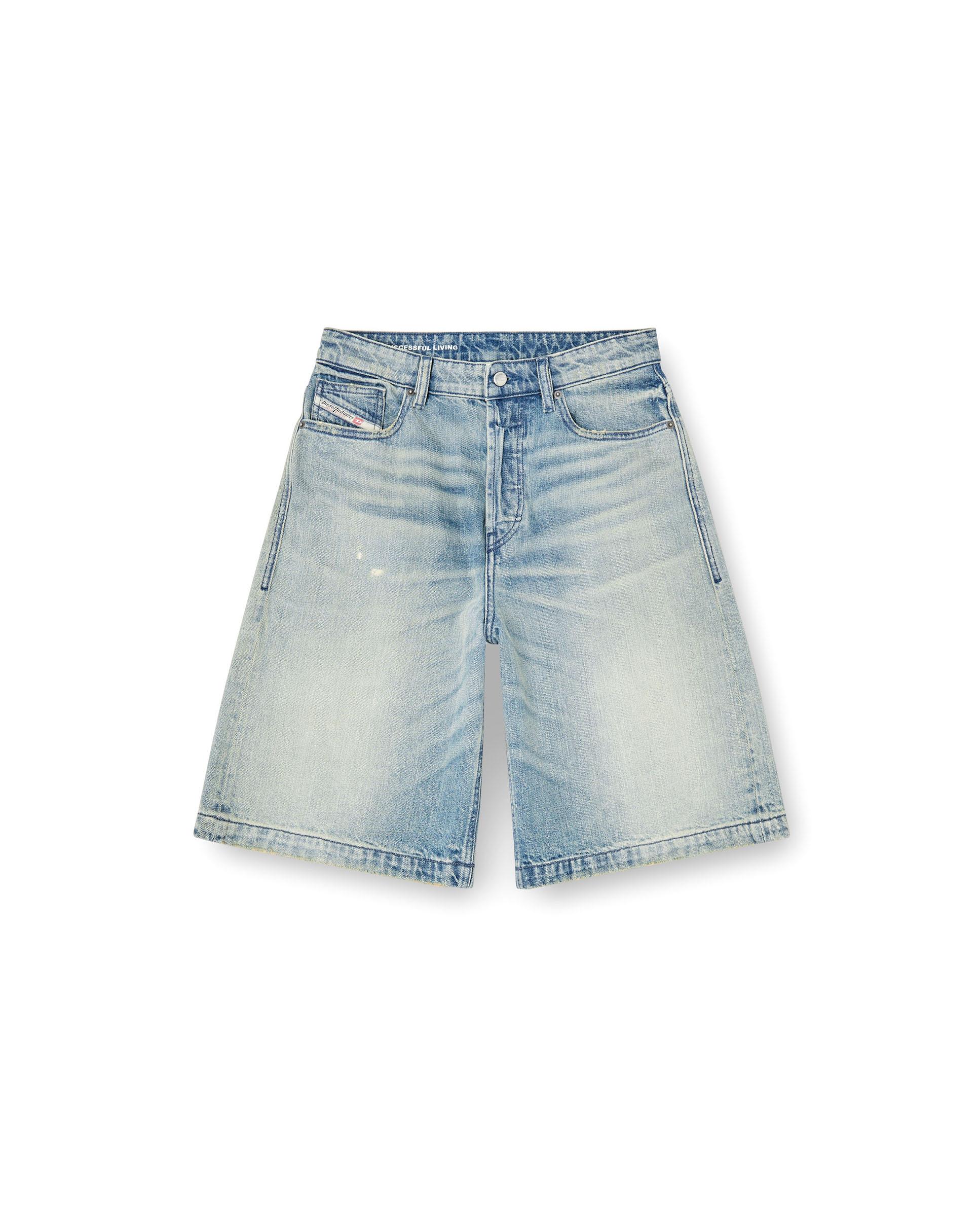 Short de mujer DIESEL denim 5 bolsillos - Azul claro Azul claro-5