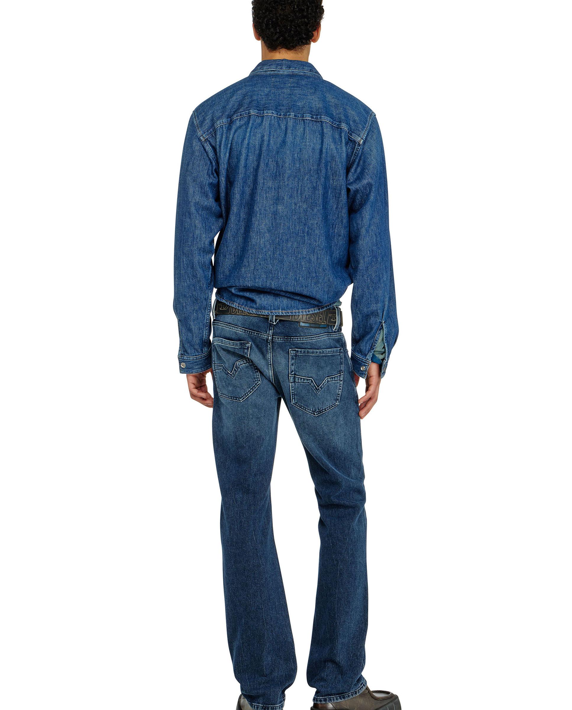 Vaquero regular de hombre de cintura baja 1985 larkee - Diesel - Azul denim Azul denim-5