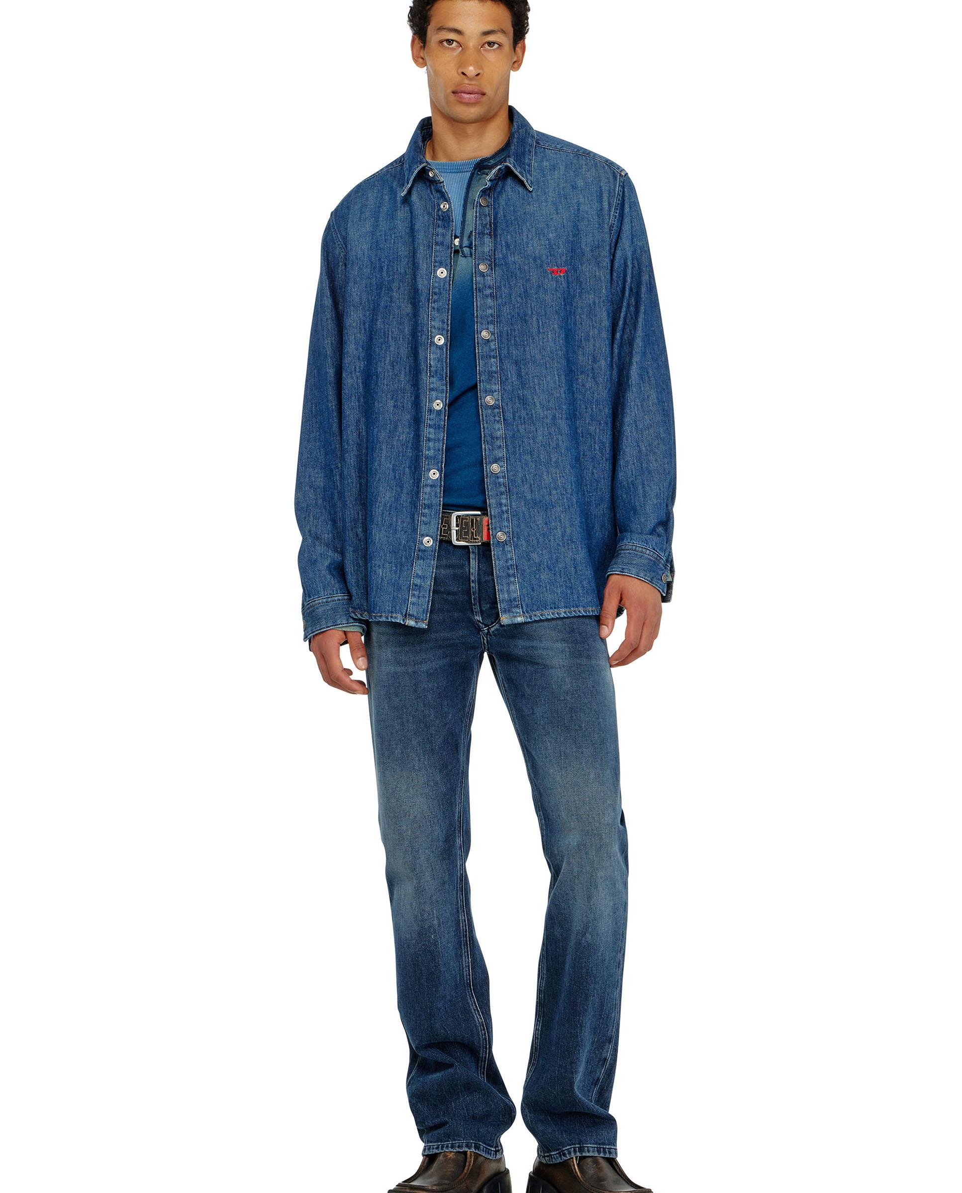 Vaquero regular de hombre de cintura baja 1985 larkee - Diesel - Azul denim Azul denim-6