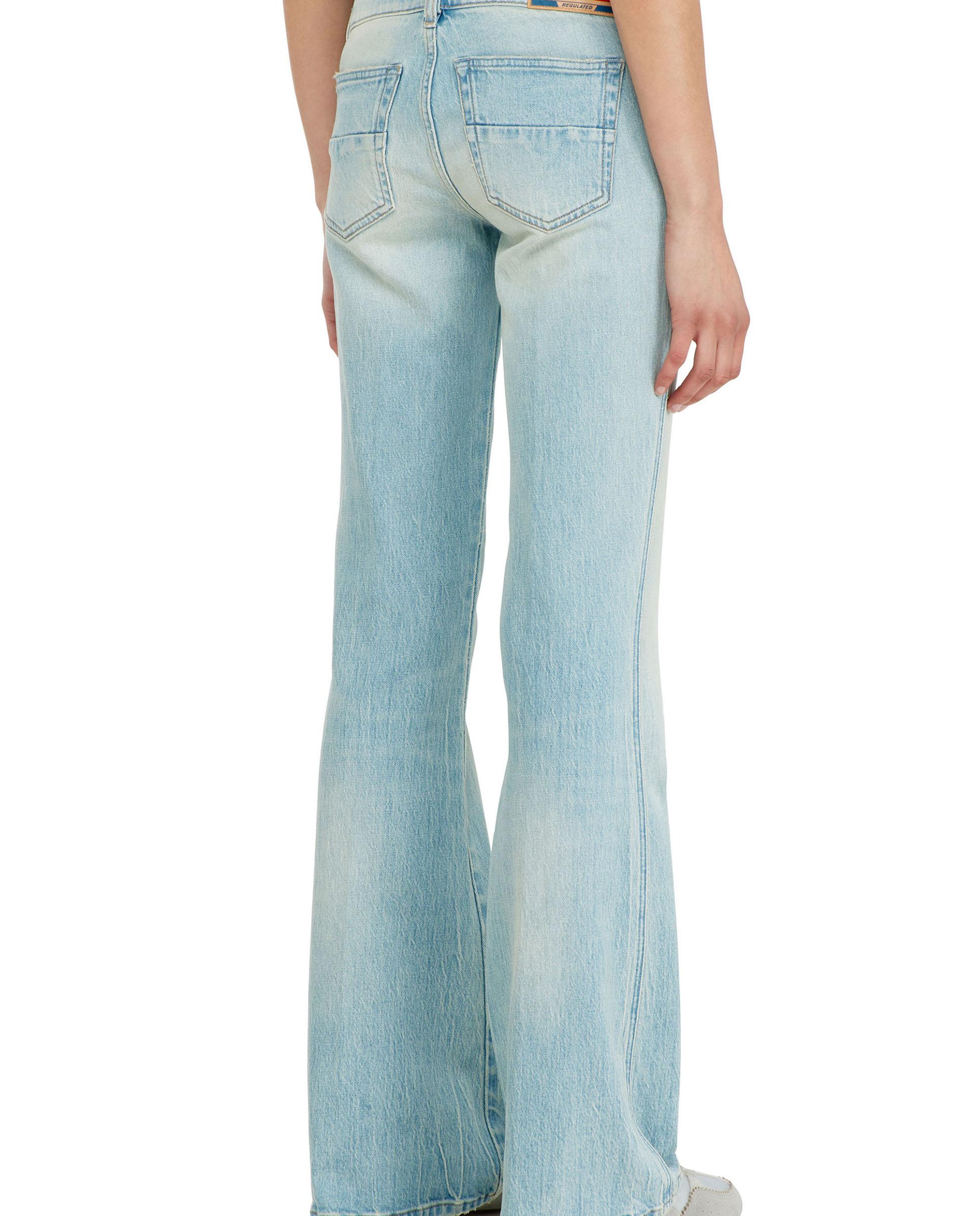 Vaquero de campana de mujer d-hush de cintura baja - Diesel - Azul claro Azul claro-2