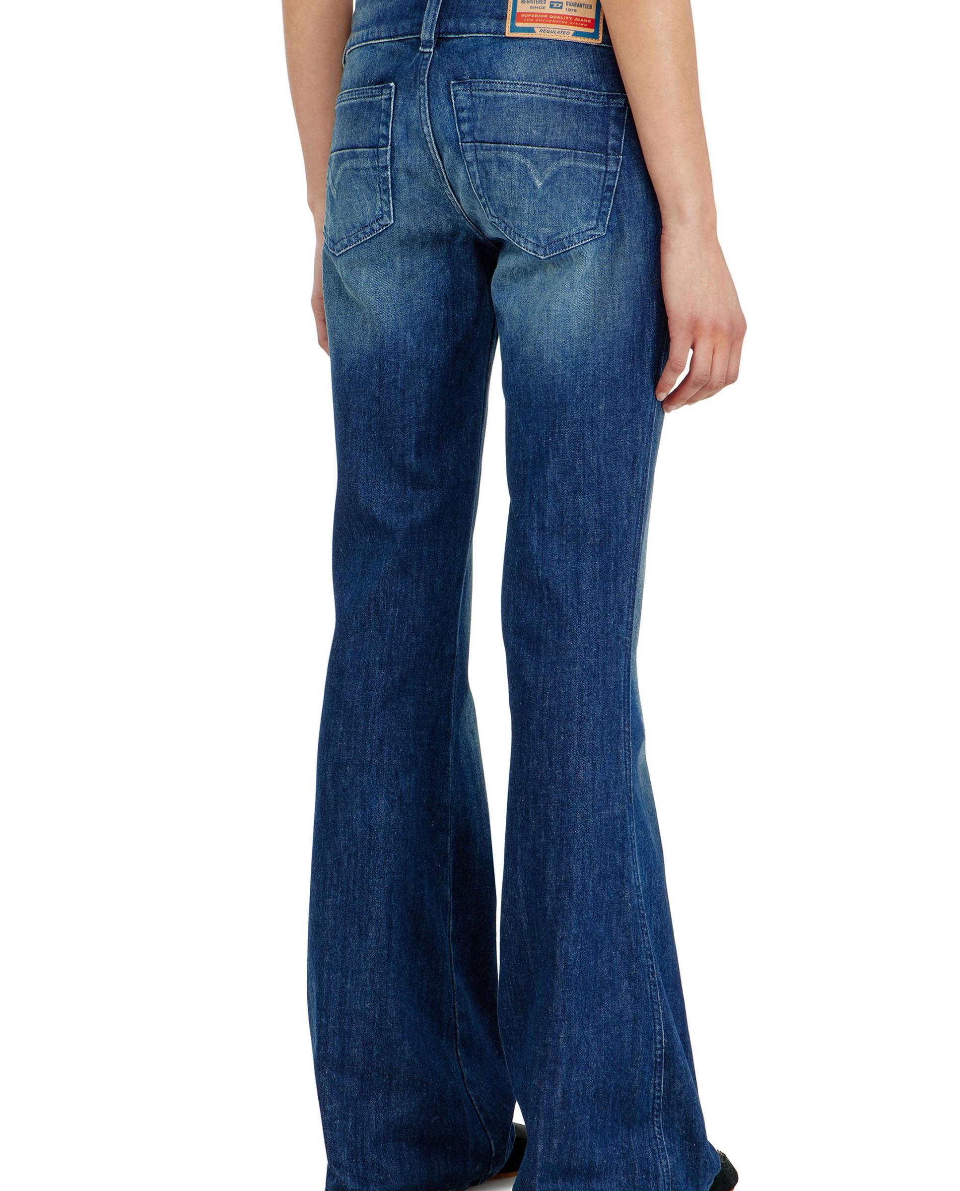 Vaquero de campana de mujer d-hush de cintura baja - Diesel - Azul denim Azul denim-2