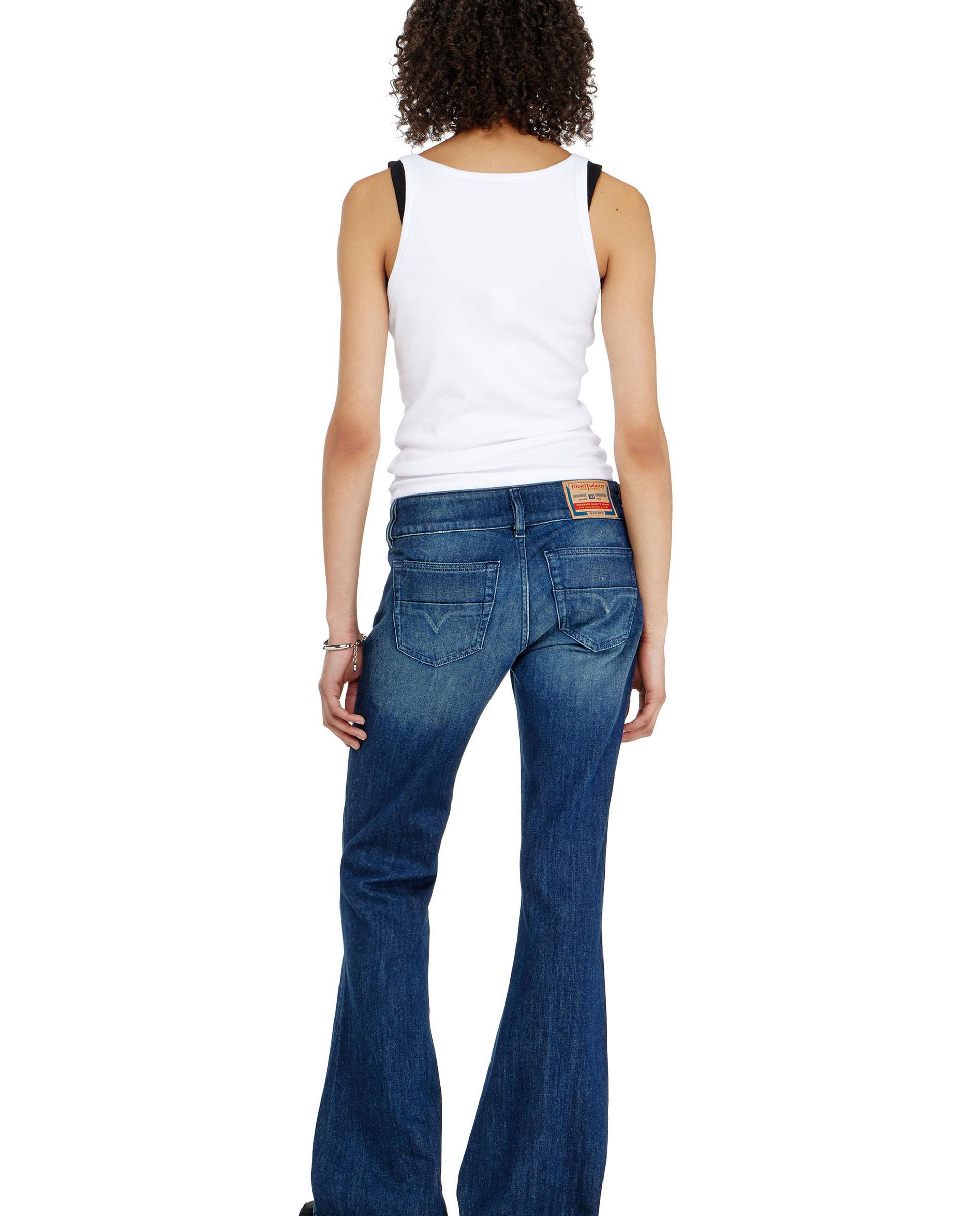 Vaquero de campana de mujer d-hush de cintura baja - Diesel - Azul denim Azul denim-5