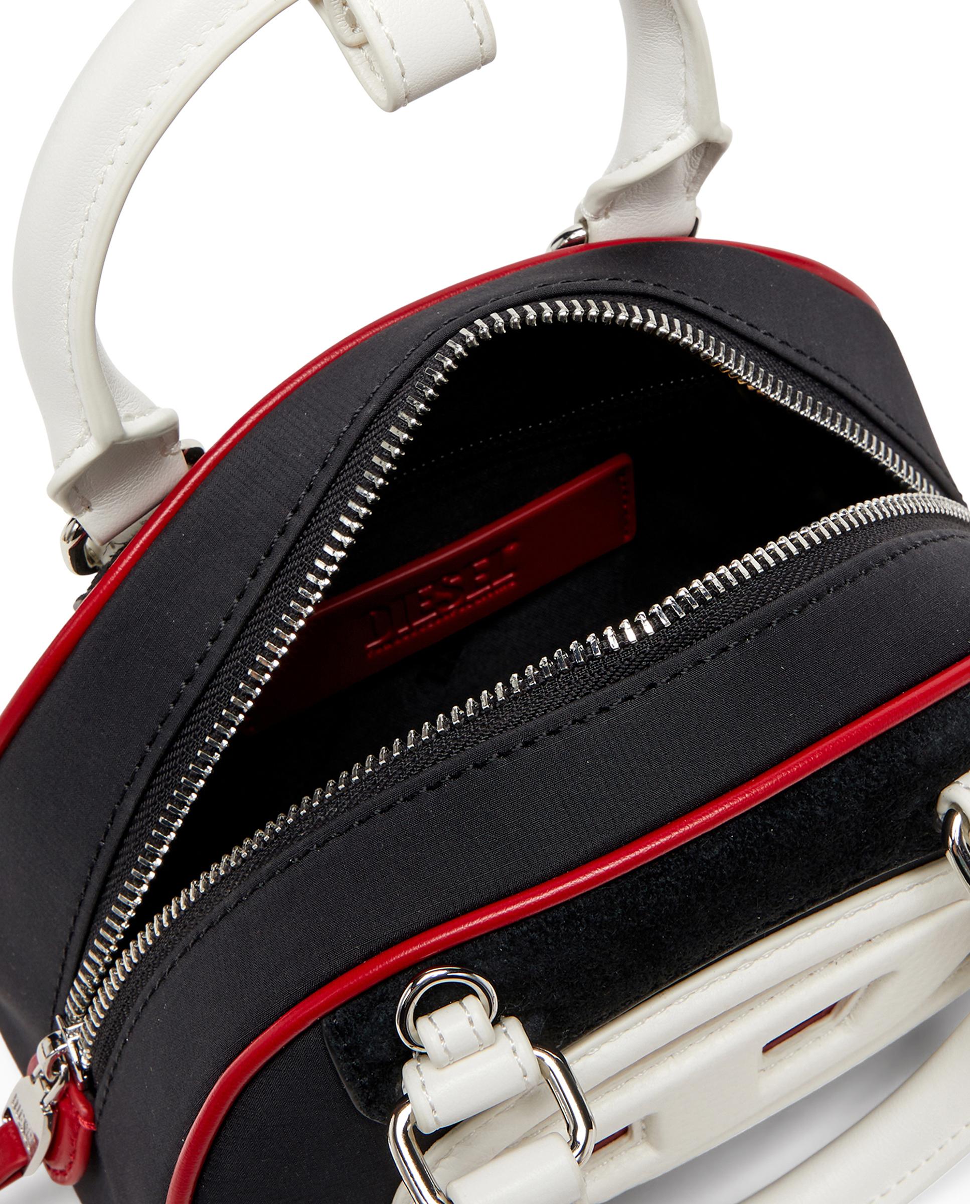 Bandolera pequeña de mujer tipo bowling multiposición - Diesel - Negro Negro-4