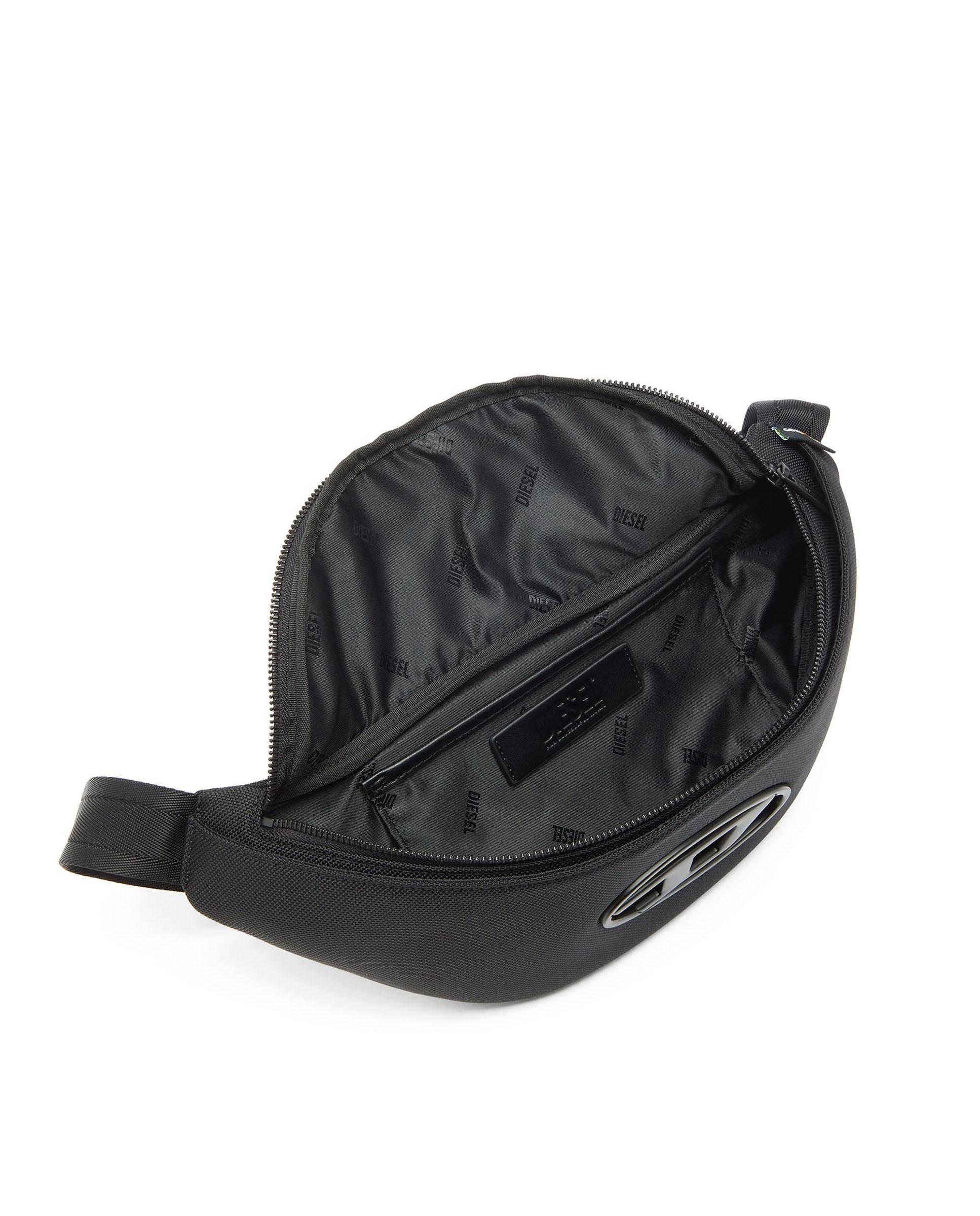 Bolso riñonera de hombre de nylon con bolsillo interior holi-d - Diesel - Negro Negro-4