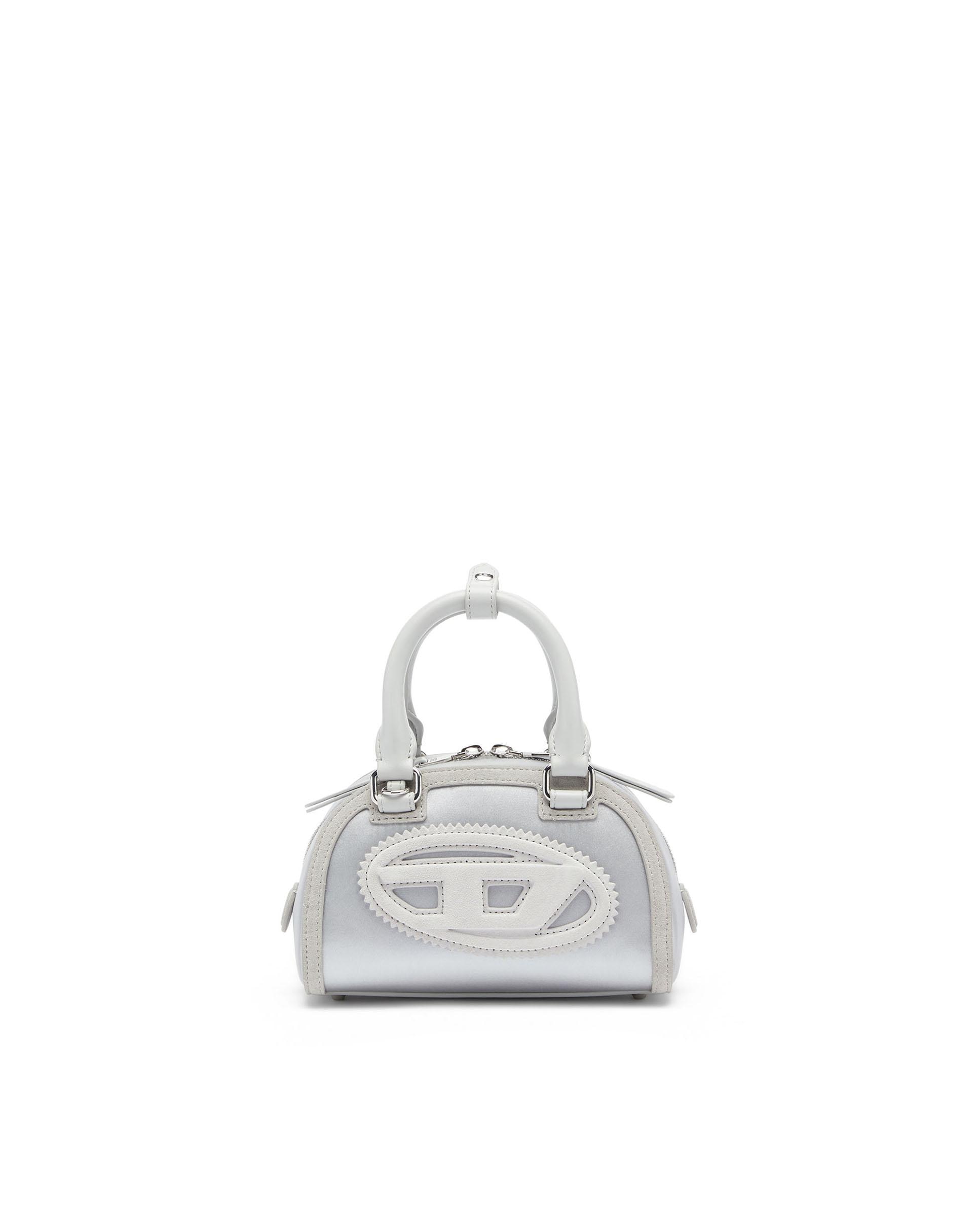 Imagen 0 de Bandolera pequña de mujer con textura multiposición Gris