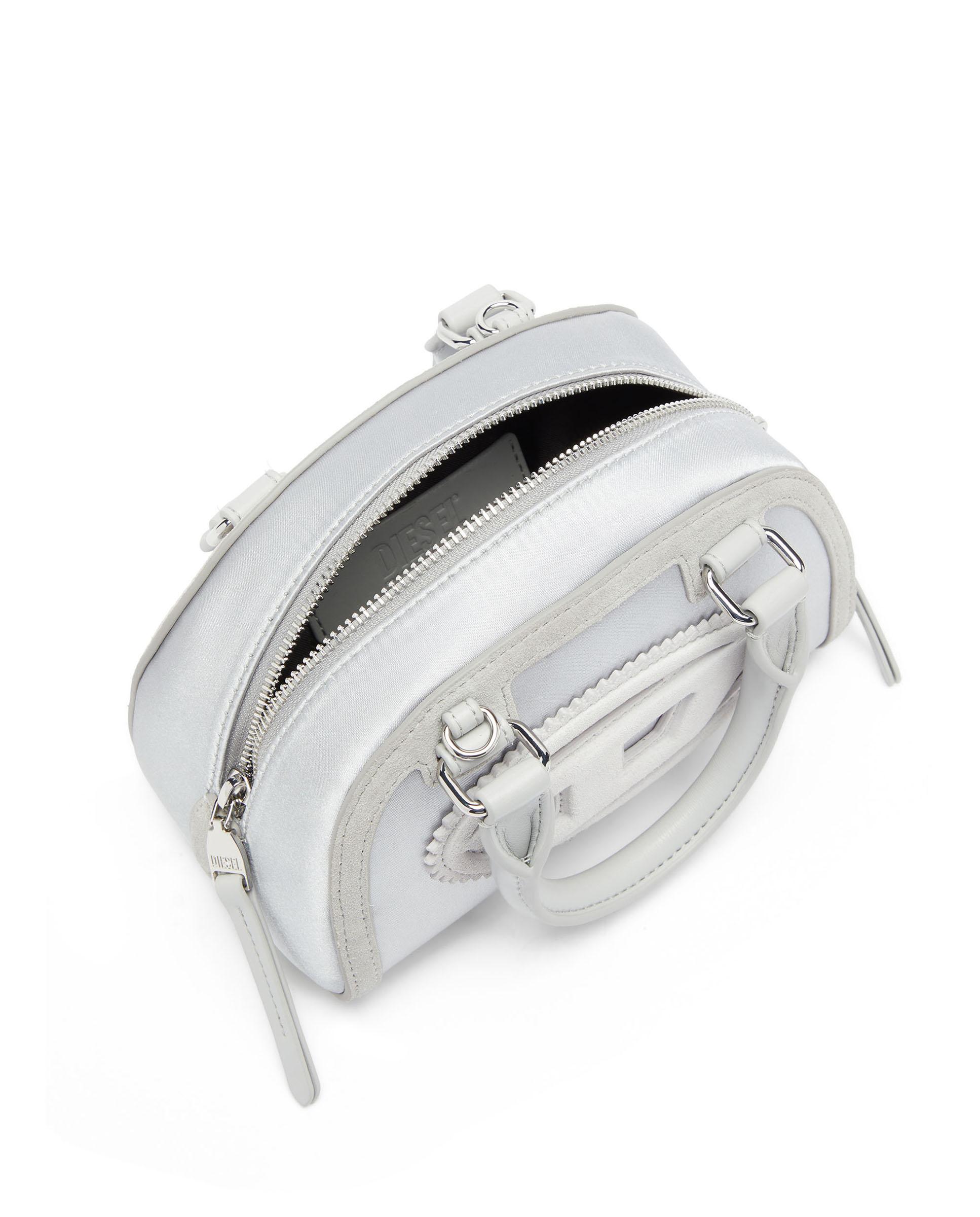 Bandolera pequña de mujer con textura multiposición - Diesel - Gris Gris-5