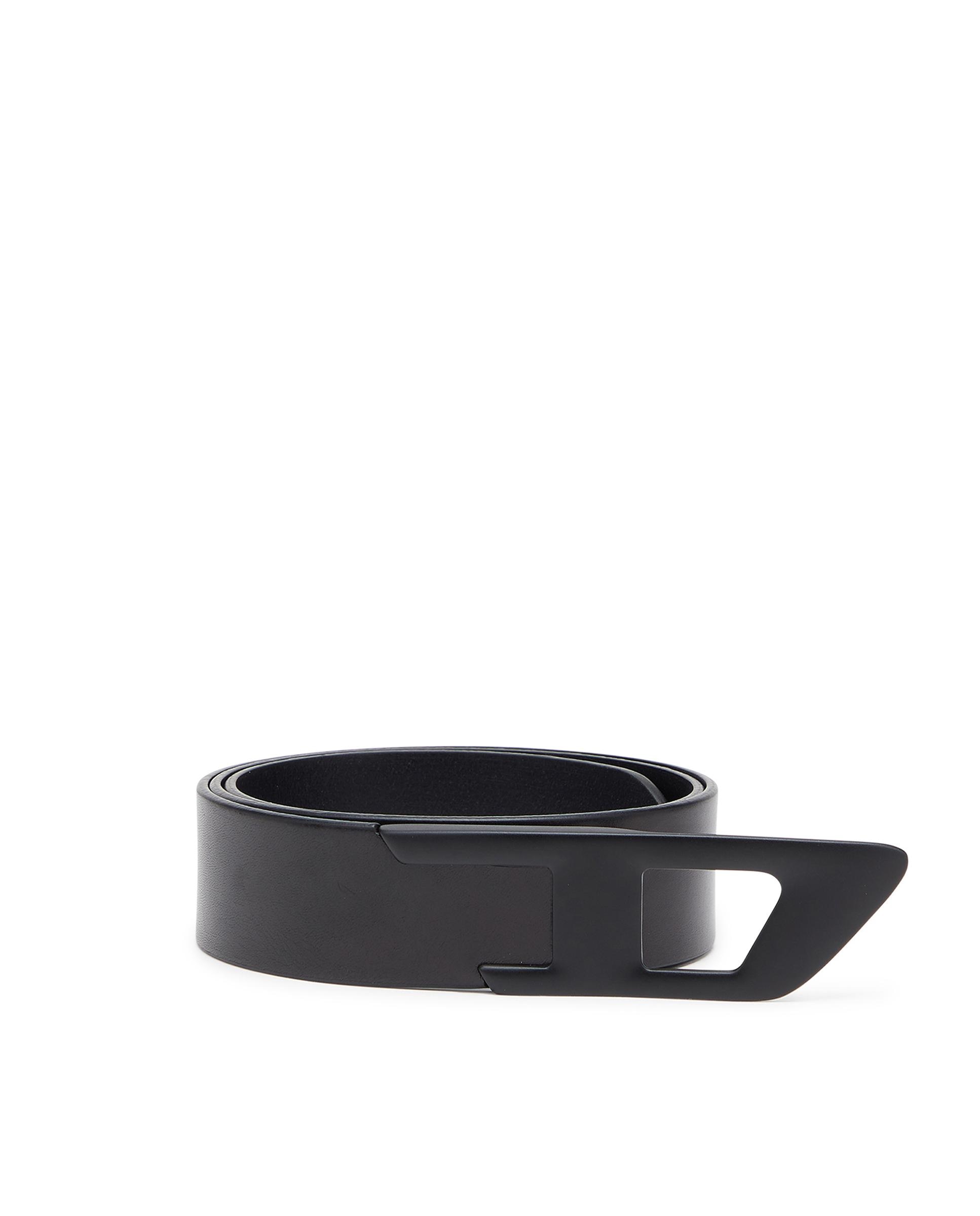 Imagen 1 de Cinturón de hombre 4 cm de piel con hebilla metálica en d - Diesel - Negro Negro
