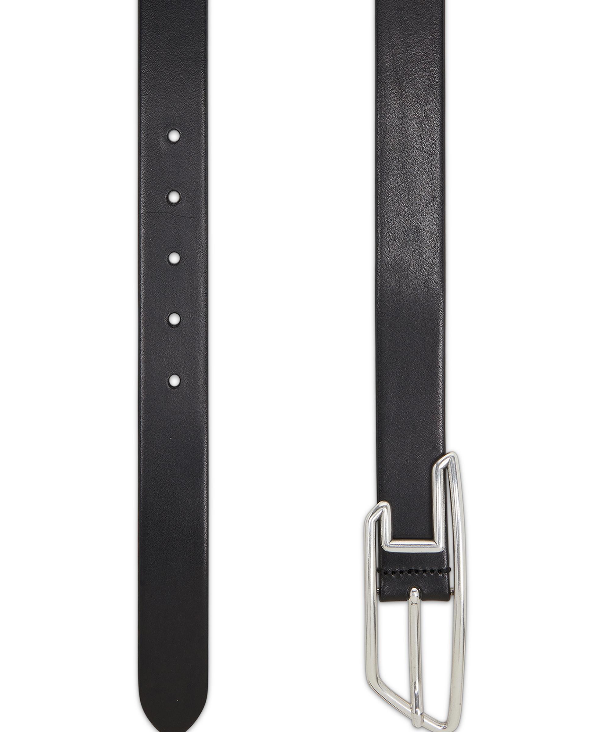 Imagen 3 de Cinturón de hombre 3 cm de cuero con hebilla con el logotipo d - Diesel - Negro Negro