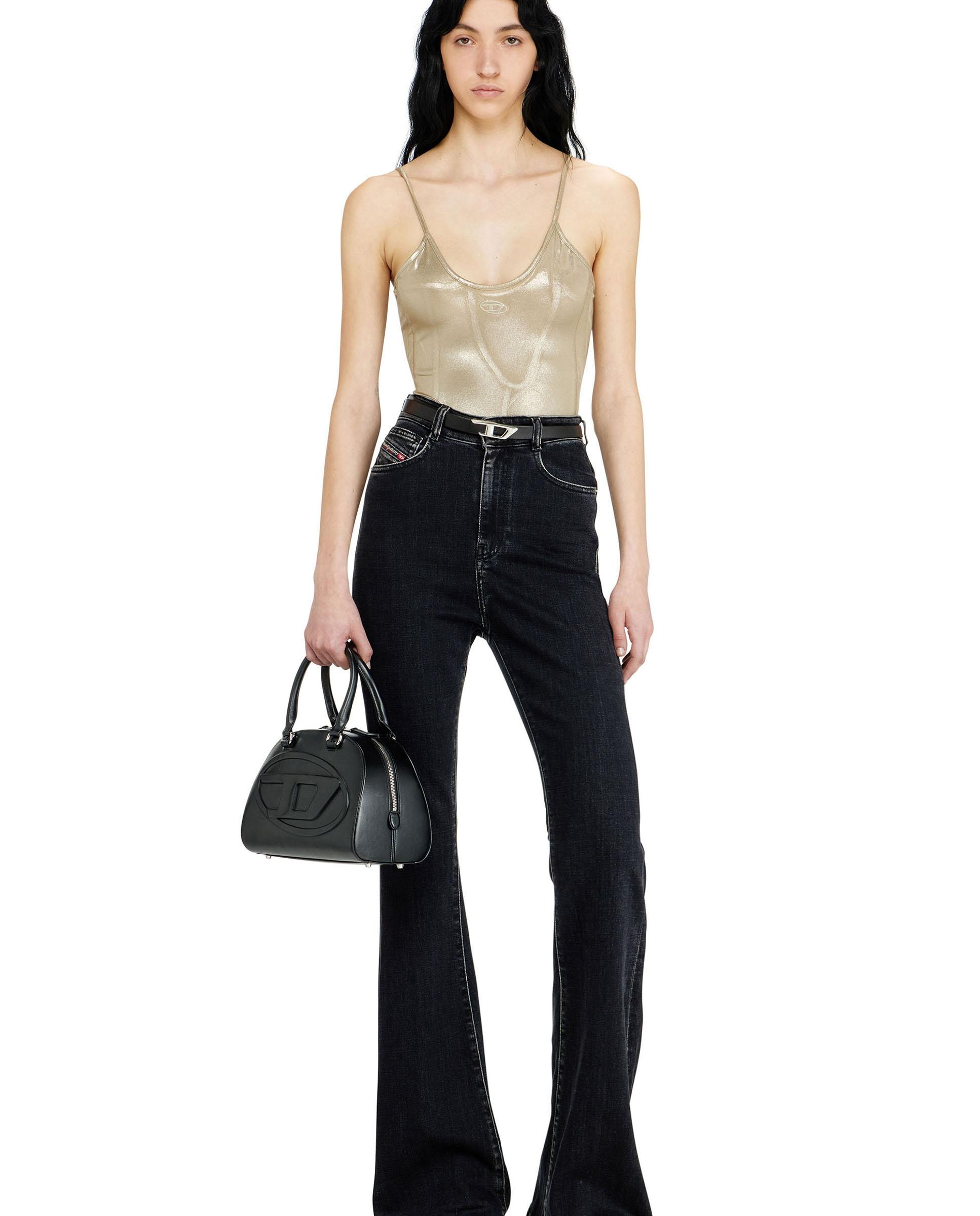 Top de mujer de tirantes estilo body con oval d bordado - Diesel - Dorado Dorado-3