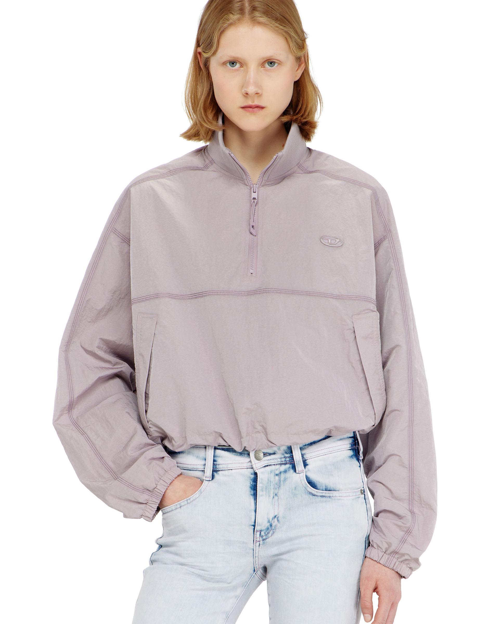 Cazadora de mujer efecto arrugado - Diesel - Morado Morado-1