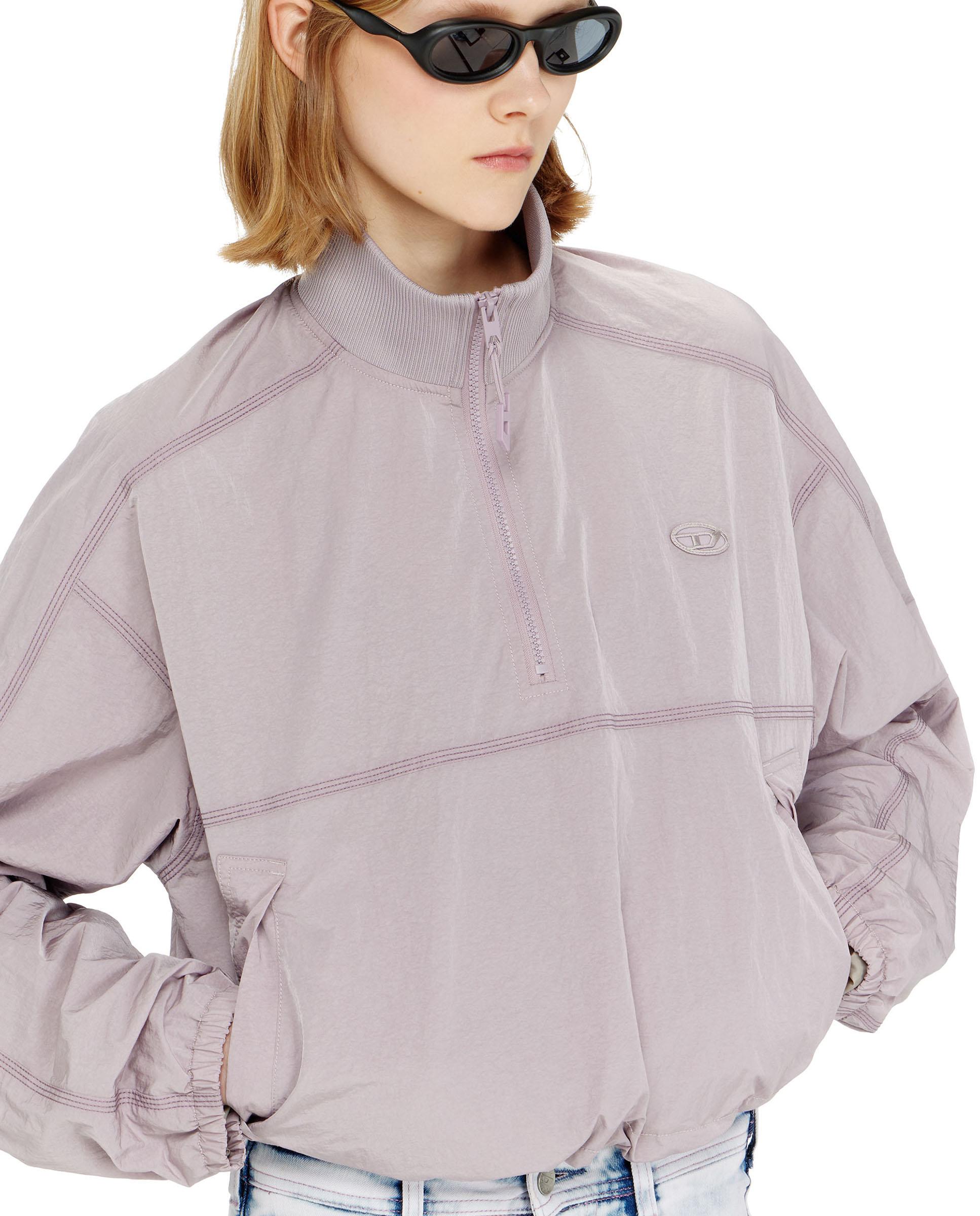 Cazadora de mujer efecto arrugado - Diesel - Morado Morado-3