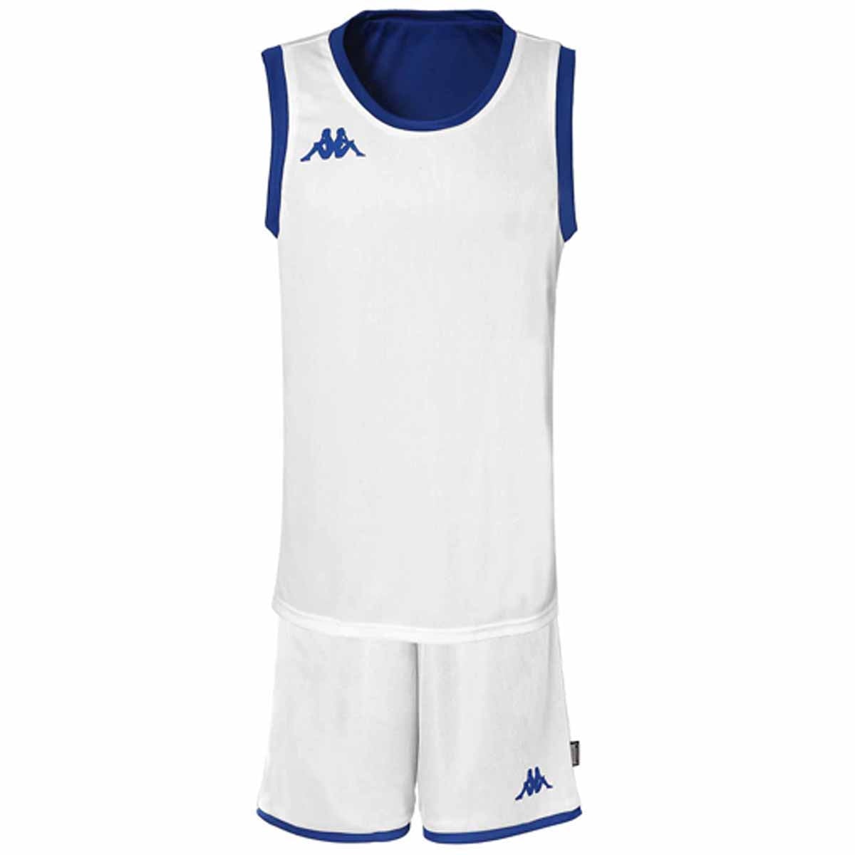 Conjunto de baloncesto de niños Dancosi Kappa - Azul / Blanco Azul / Blanco-2