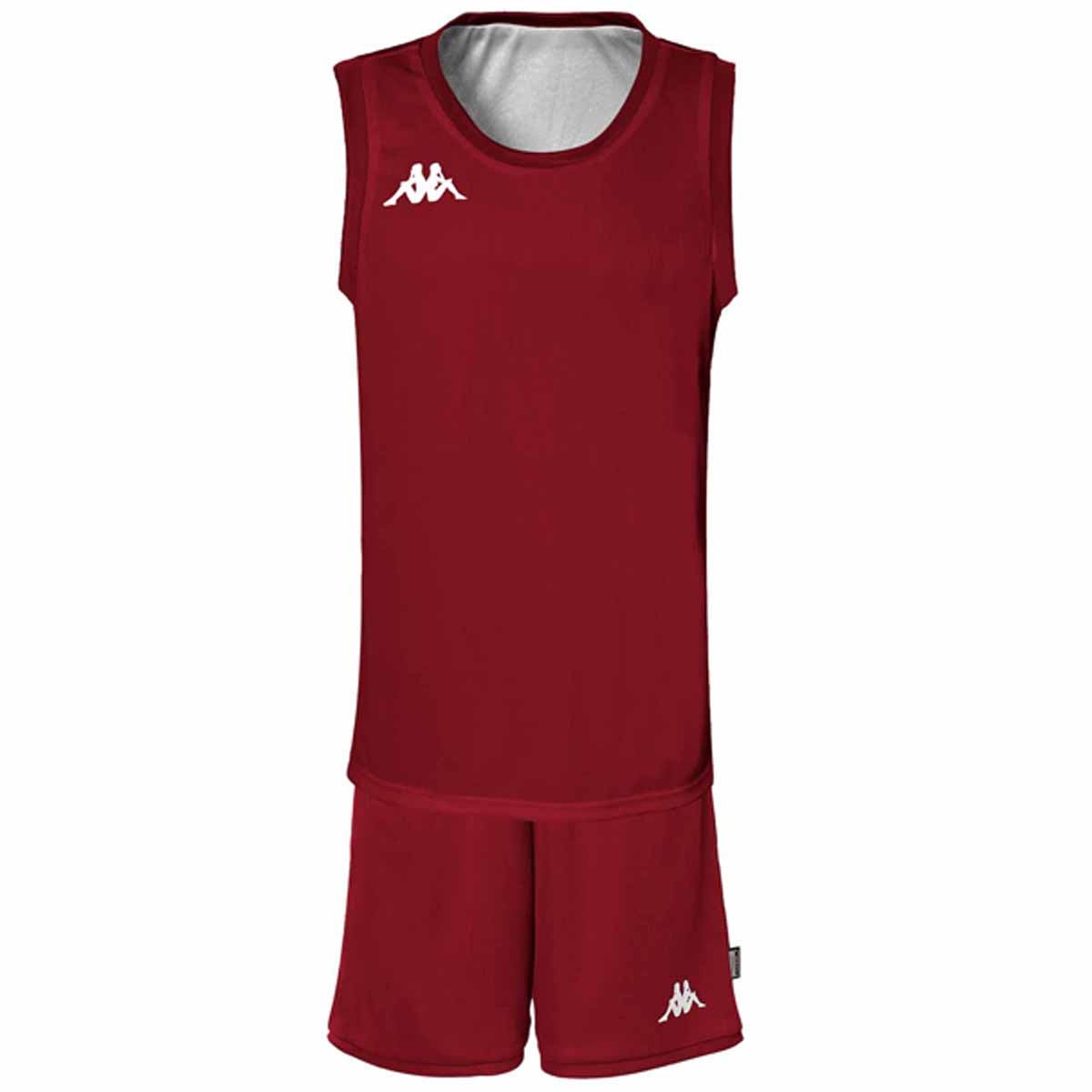 Conjunto de baloncesto de niños Dancosi Kappa - Rojo Rojo-1