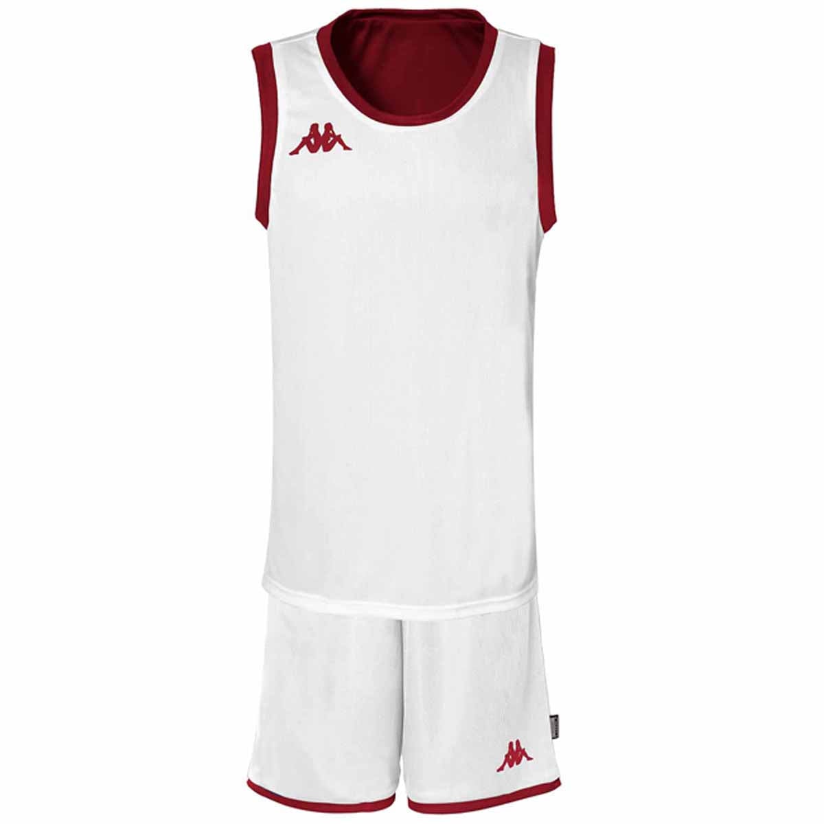 Conjunto de baloncesto de niños Dancosi Kappa - Rojo Rojo-2