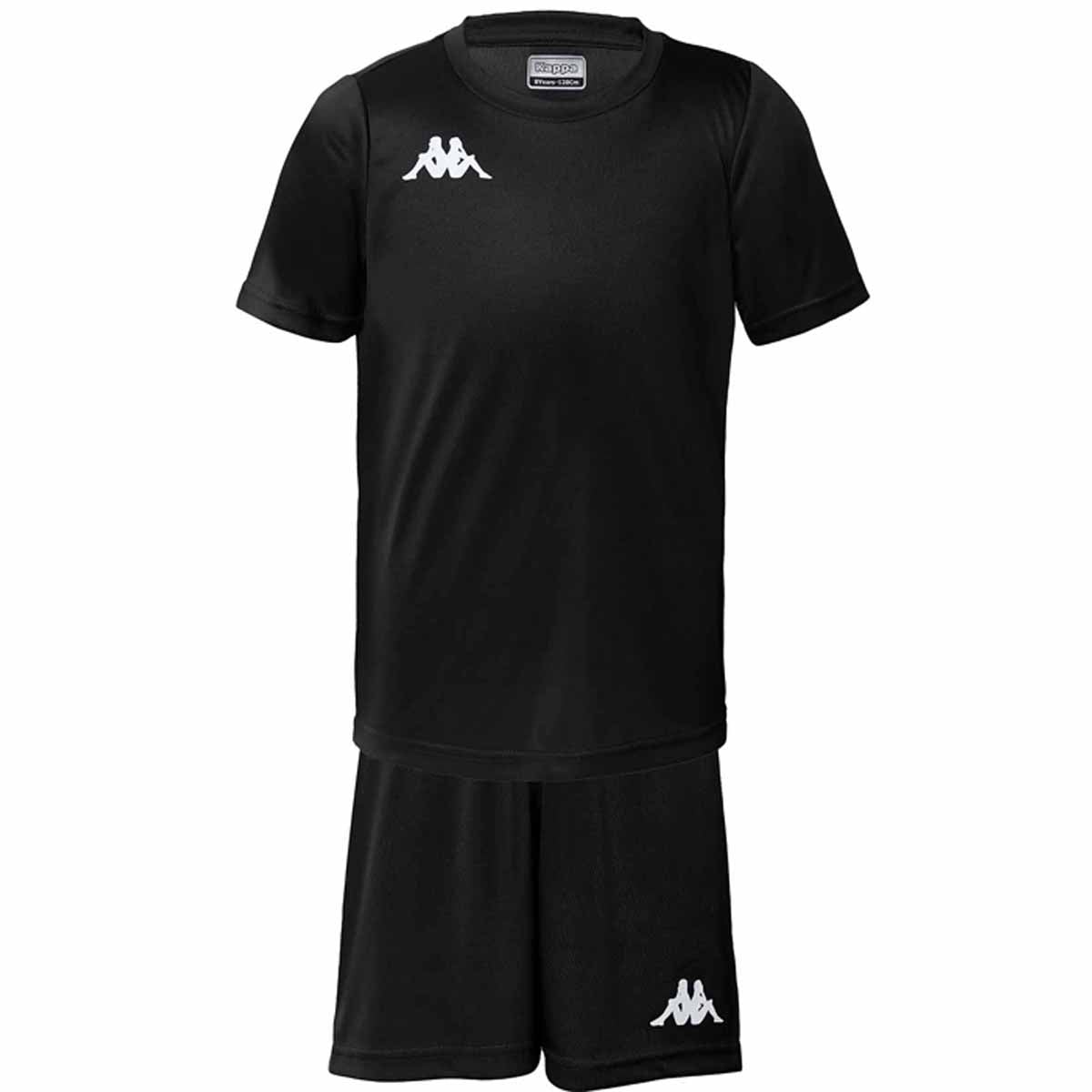 Conjunto de fútbol de niños GORKIT Kappa - Negro Negro-1