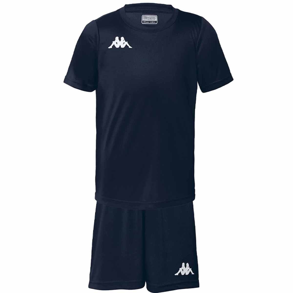 Kappa Conjunto de fútbol de niños Gorkit Blanco