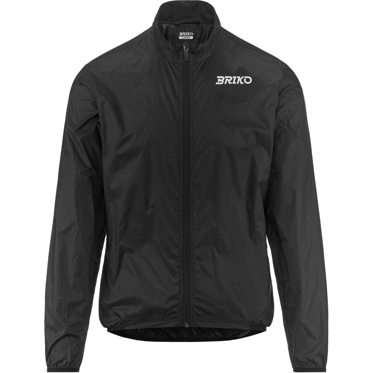 Chaqueta de ciclismo Unisex Packable Briko - Negro Negro-1
