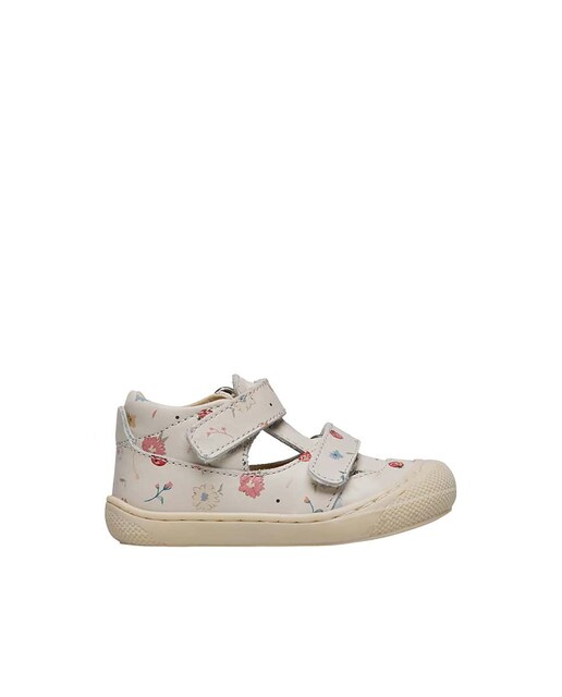 Imagen 0 de Sandalias de niña semicerradas de piel con estampado