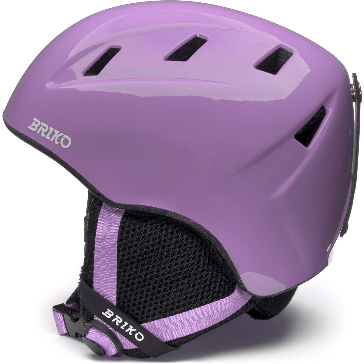 Casco de esquí de niños makalu briko - Lila Lila-2