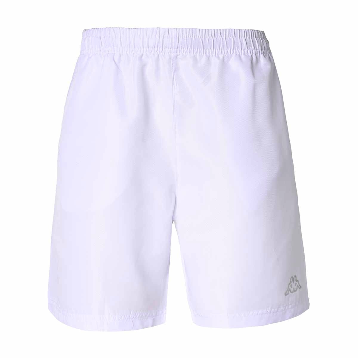 Kappa Pantalón corto de hombre Kiamon Short Blanco