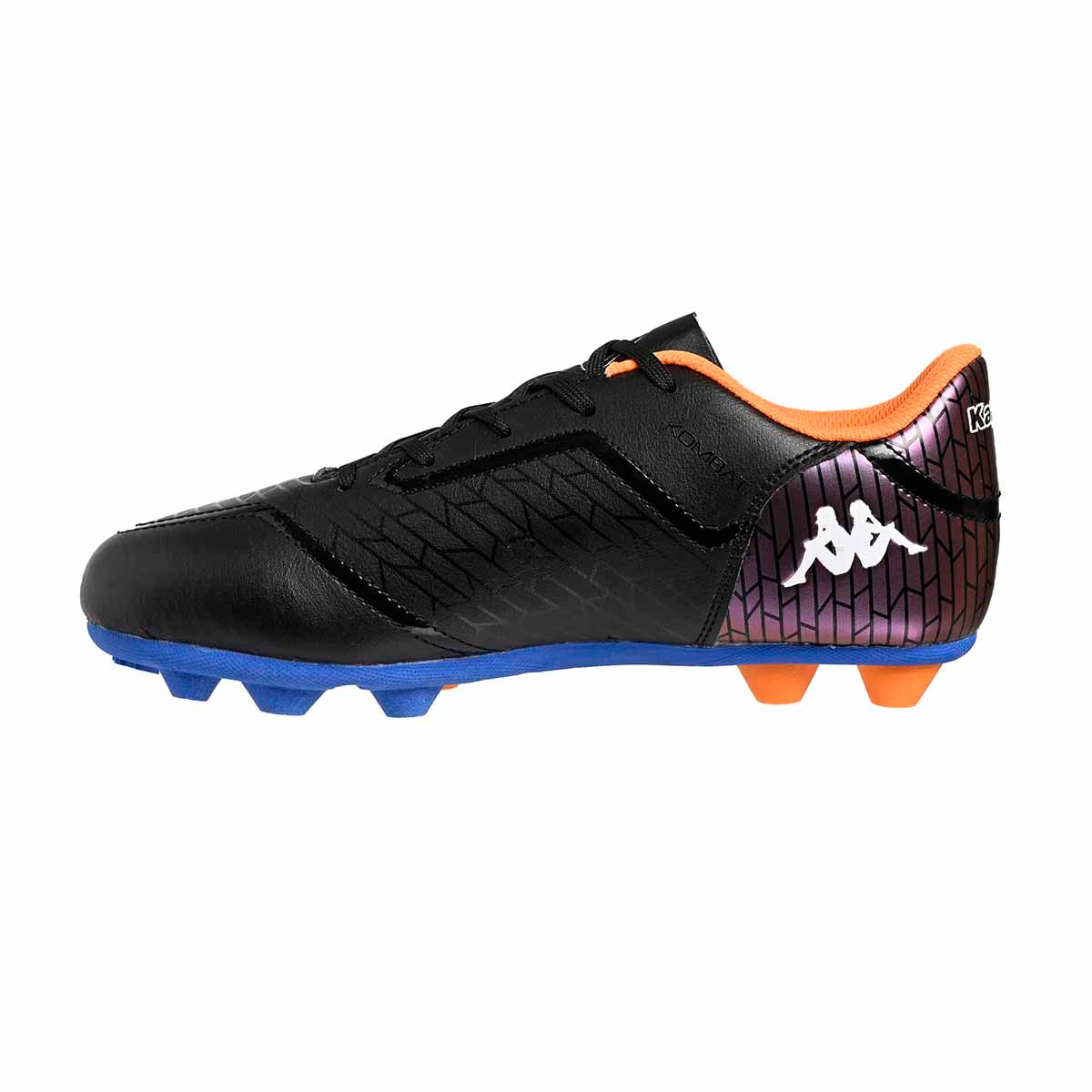 Zapatillas deportivas de fútbol de niños Kombat Player Fg Kappa - Negro / Azul Negro / Azul-2