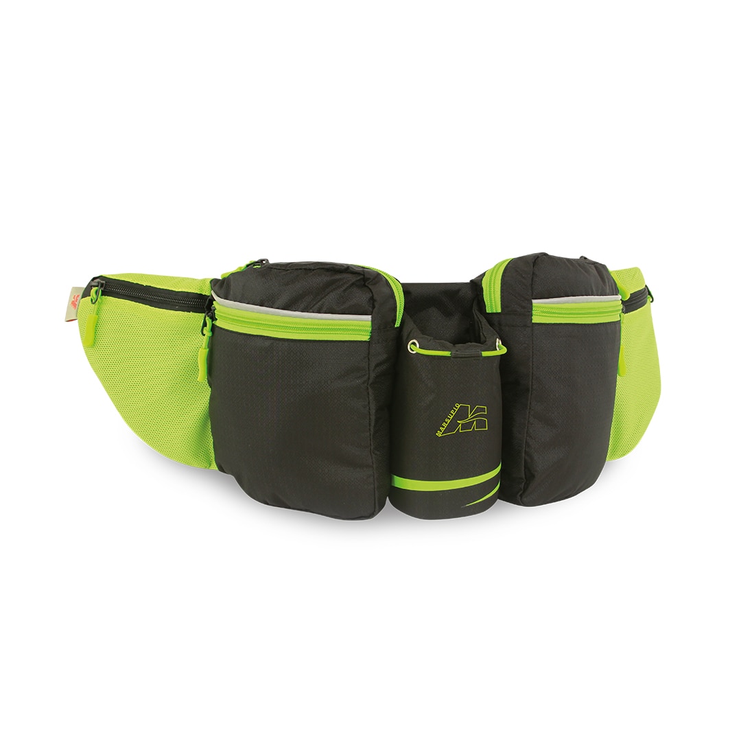 Imagen 0 de Riñonera cinturón de hidratación Zoom Marsupio Negro / Verde Flúor