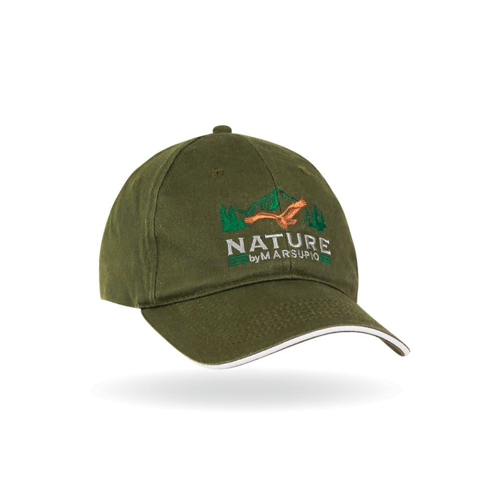 Gorra Suede Nature by Marsupio - Verde Verde-3