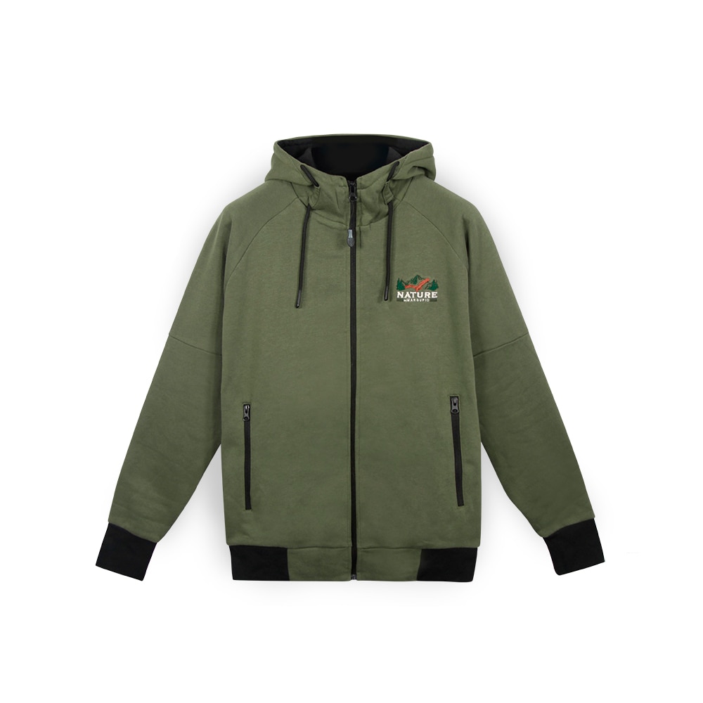 Imagen 0 de Sudadera unisex Nature by Marsupio Verde