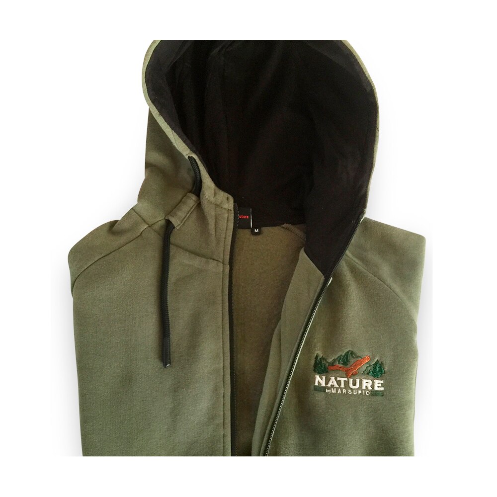 Imagen 2 de Sudadera unisex Nature by Marsupio - Verde Verde