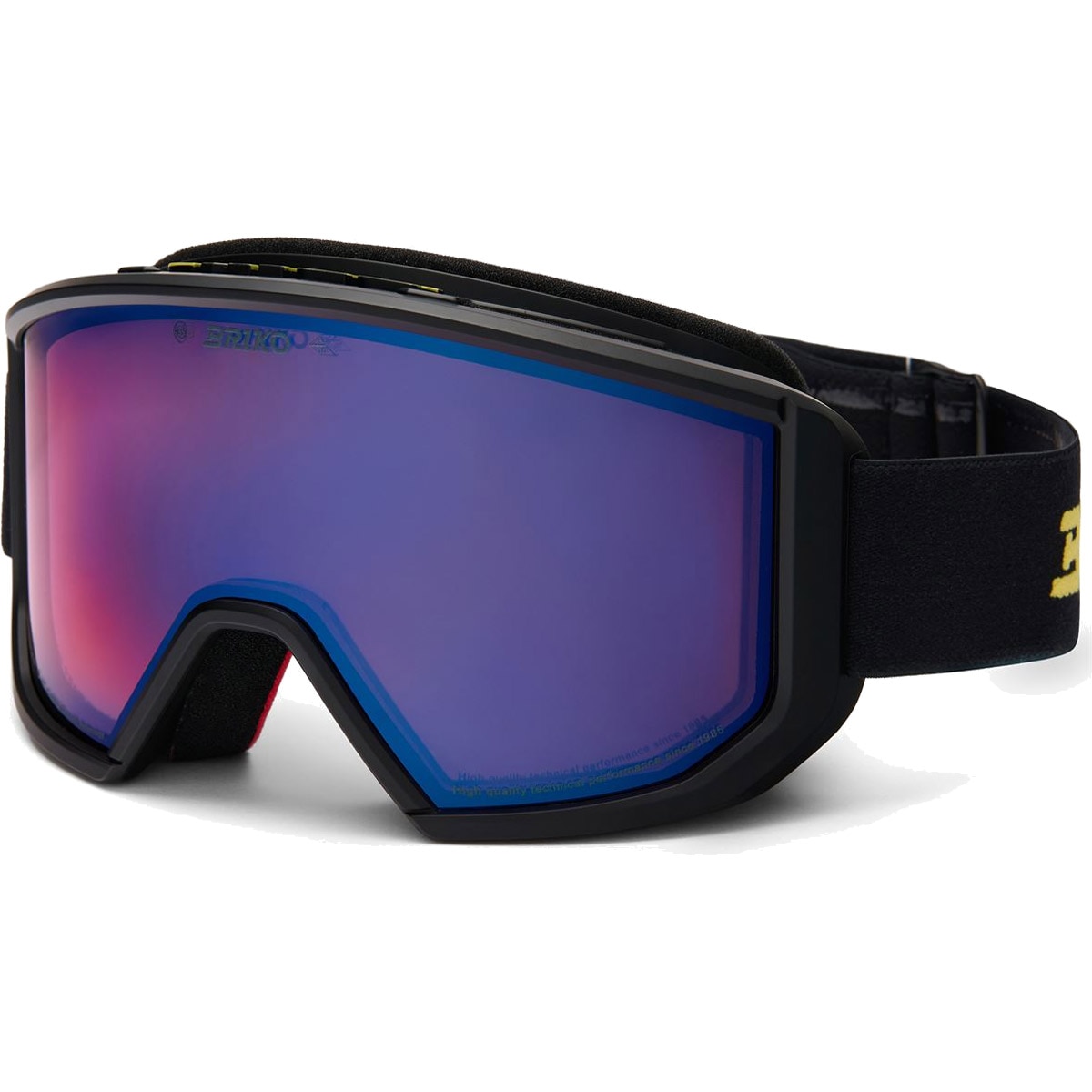Máscara de esquí unisex Vulcano Mask Sharp Lite Briko - Negro / Amarillo Negro / Amarillo-1