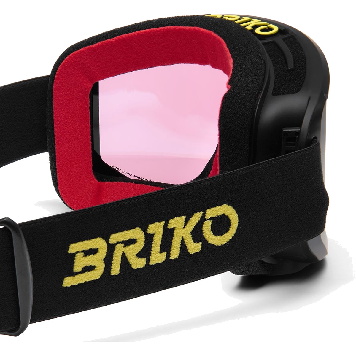 Máscara de esquí unisex Vulcano Mask Sharp Lite Briko - Negro / Amarillo Negro / Amarillo-4