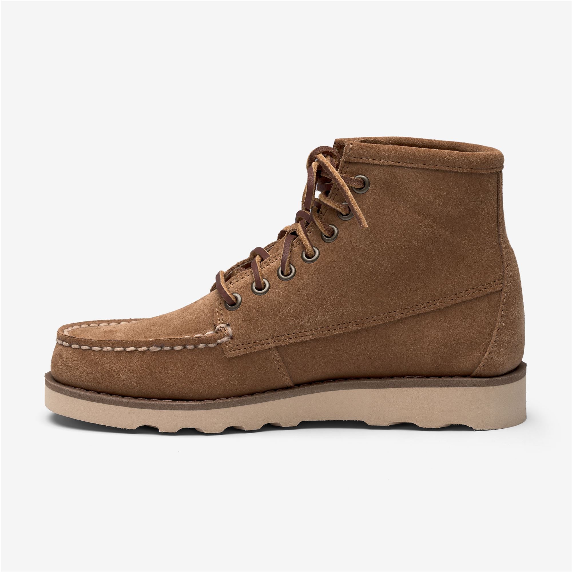 Imagen 2 de Botas de mujer de ante con cordones - Sebago - Marrón Marrón