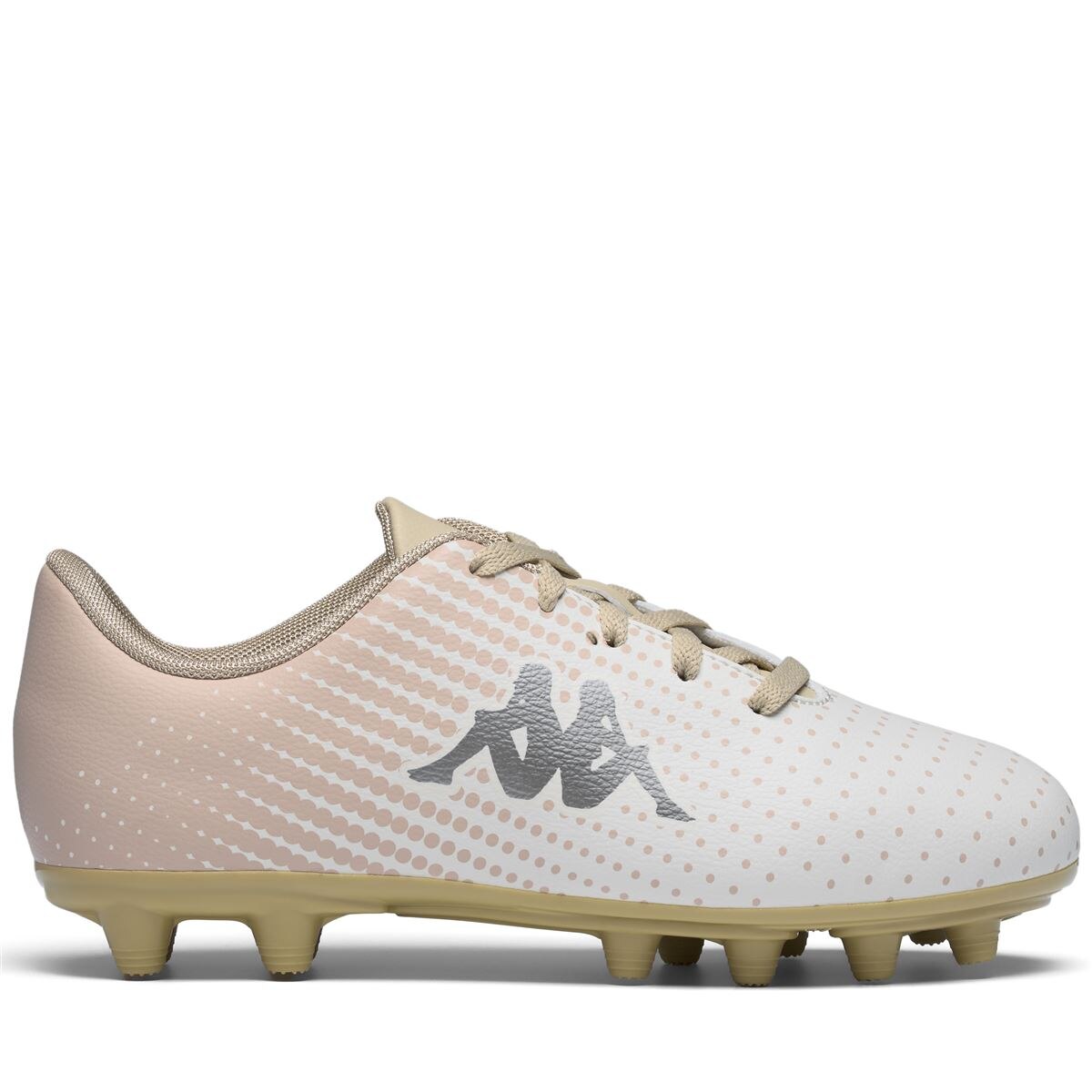 Imagen 0 de Botas de fútbol de niños Gyra FG Kid Kappa Blanco