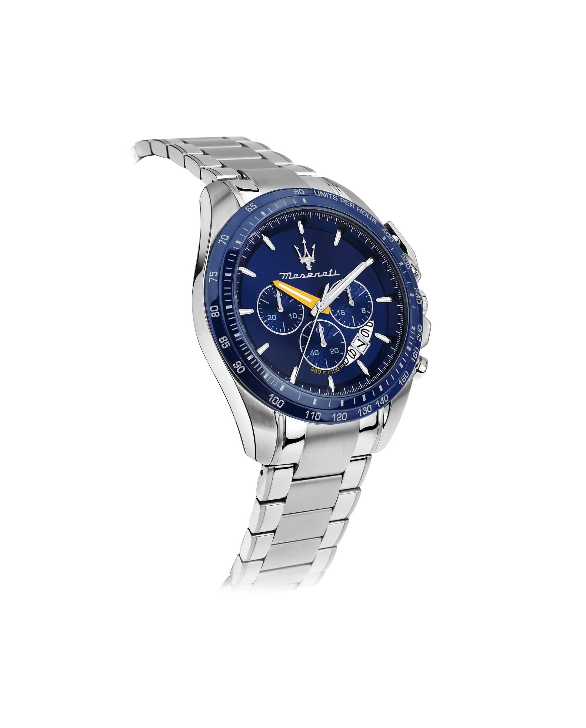 Reloj de hombre maseratti r8871612039 de acero y correa plateada
