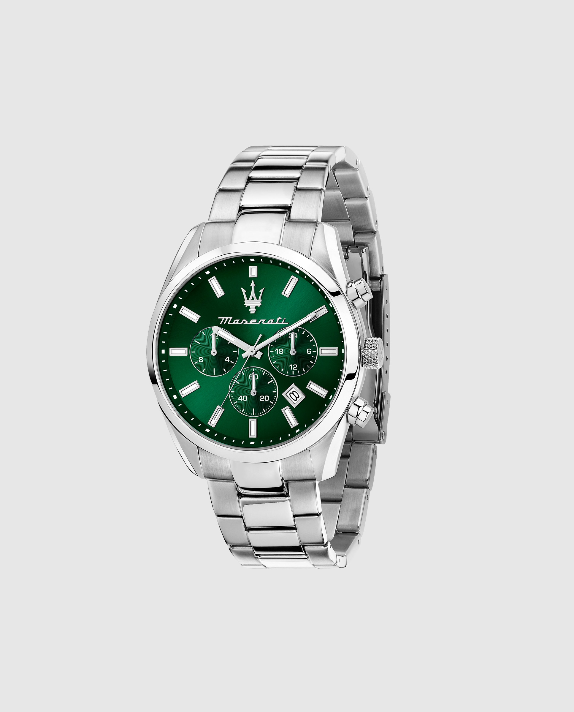 Reloj de hombre attrazione r8853151011 de acero y correa plateada