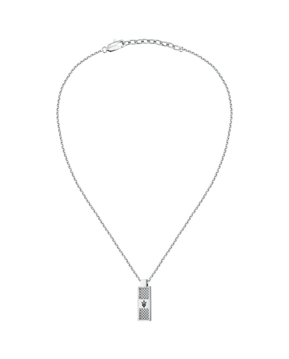 Colgante de hombre varis de acero plateado - Maserati - Plata Plata-2
