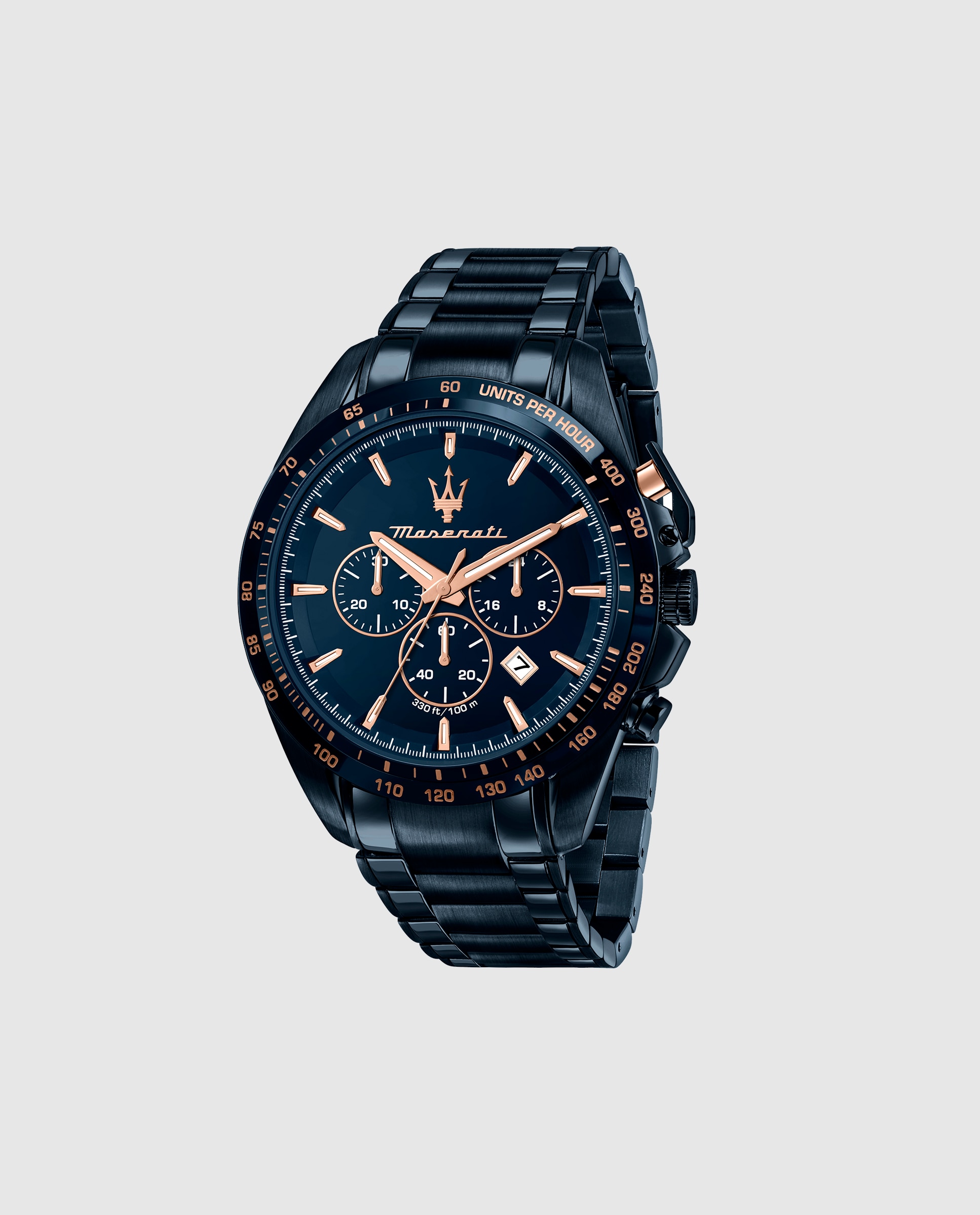 Imagen 0 de Reloj de hombre stile r8873612054 de acero y correa azul Azul