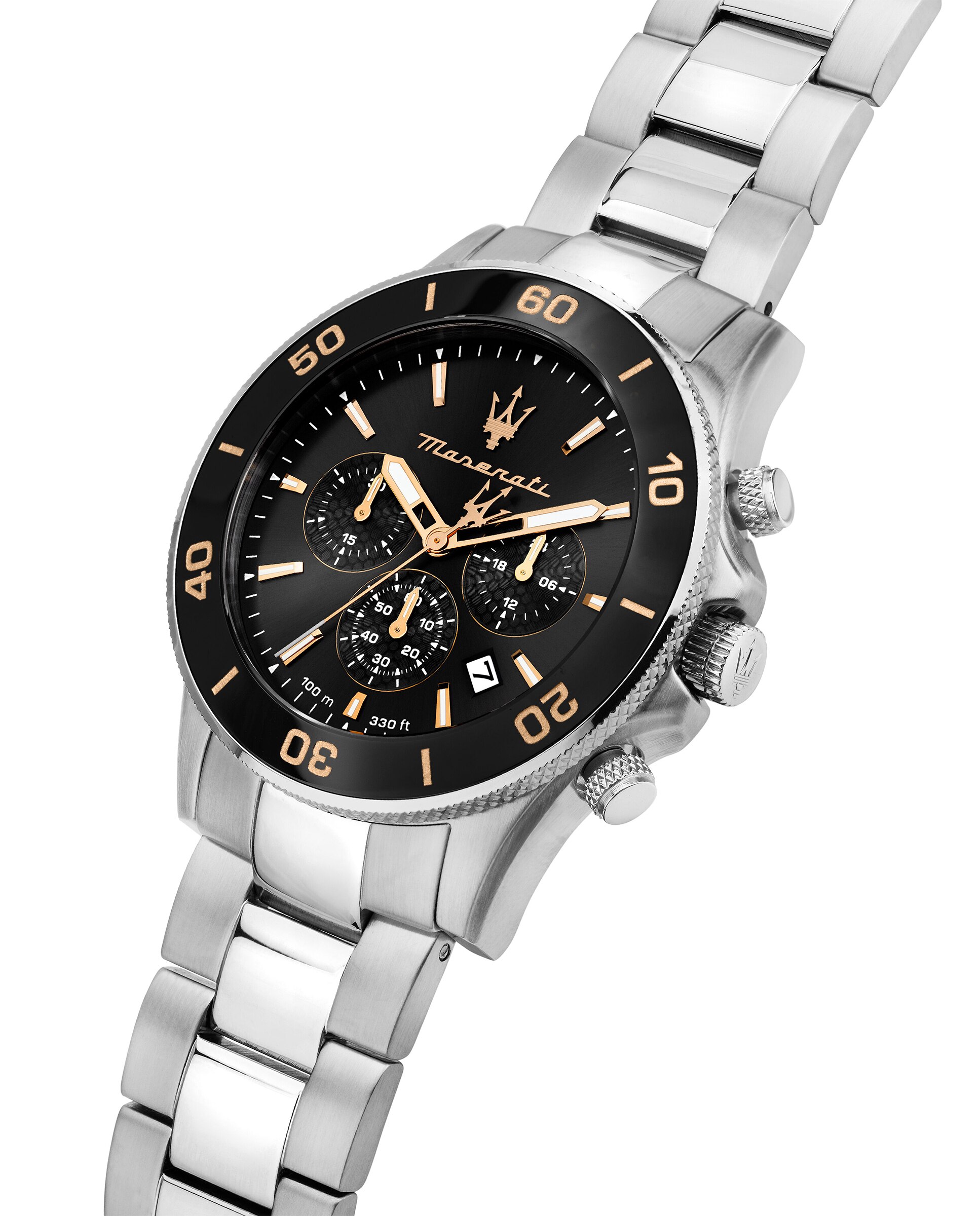Reloj de hombre stile r8873600003 de acero y correa plateada - Maserati - Plata Plata-4